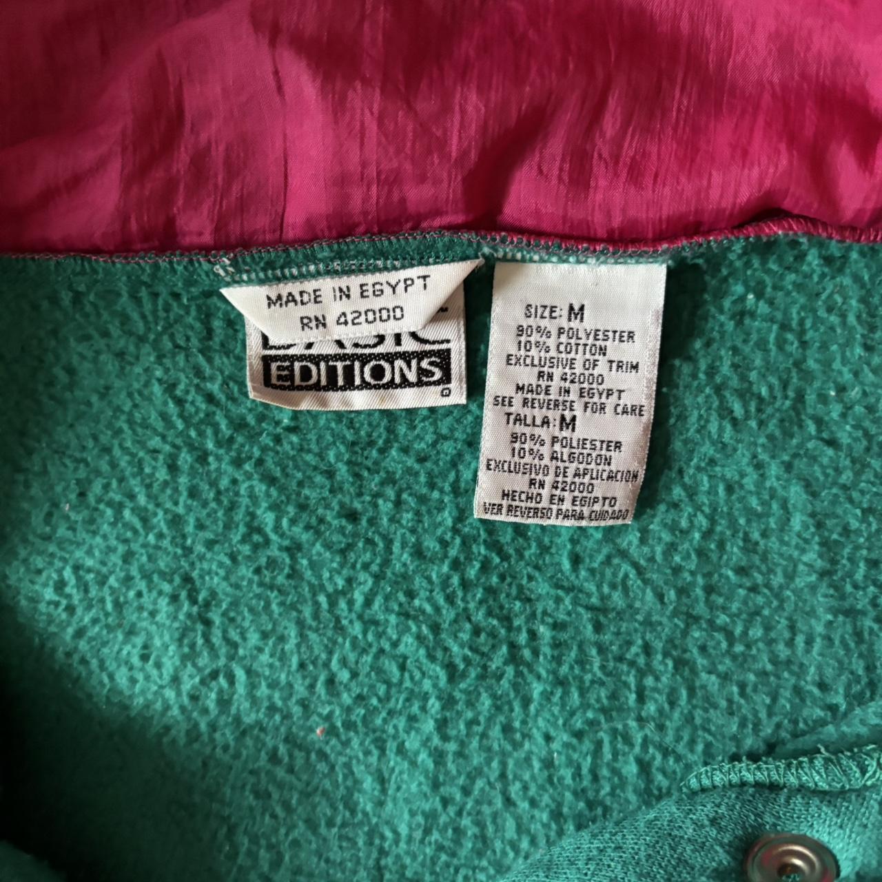 Basic Editions Women's Jacket - Multi/Green - M –… - image 2