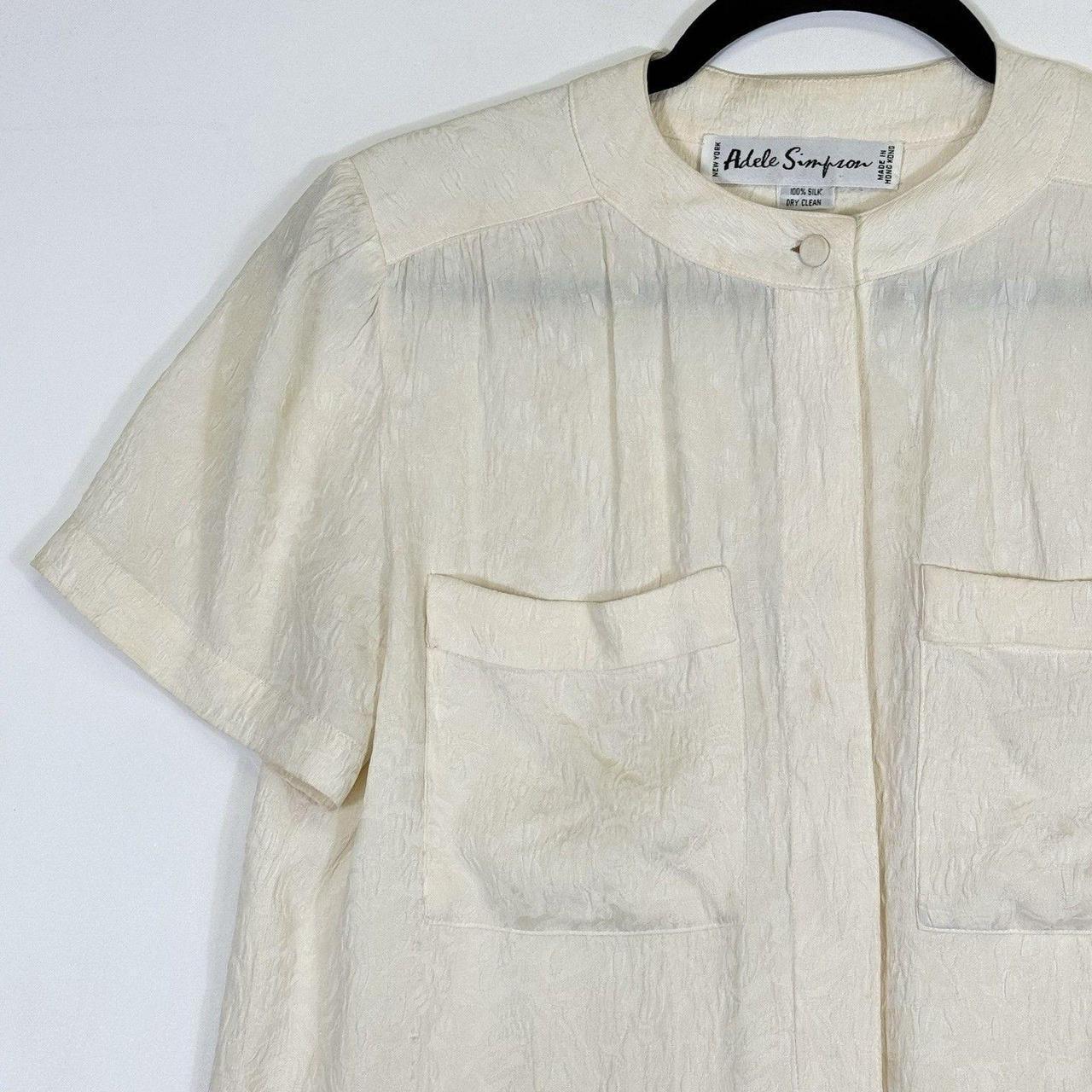 Adele Simpson Women's Blouse - Tan - S – Adele Si… - image 2