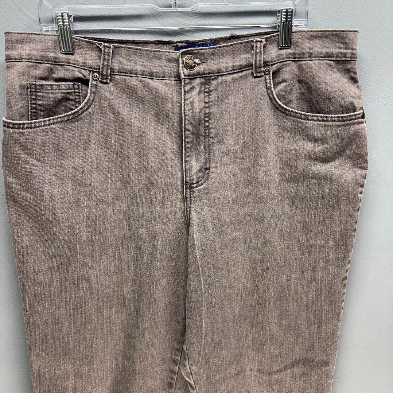 Basic Editions Women's Jeans - Grey - 16 – Basic … - image 2