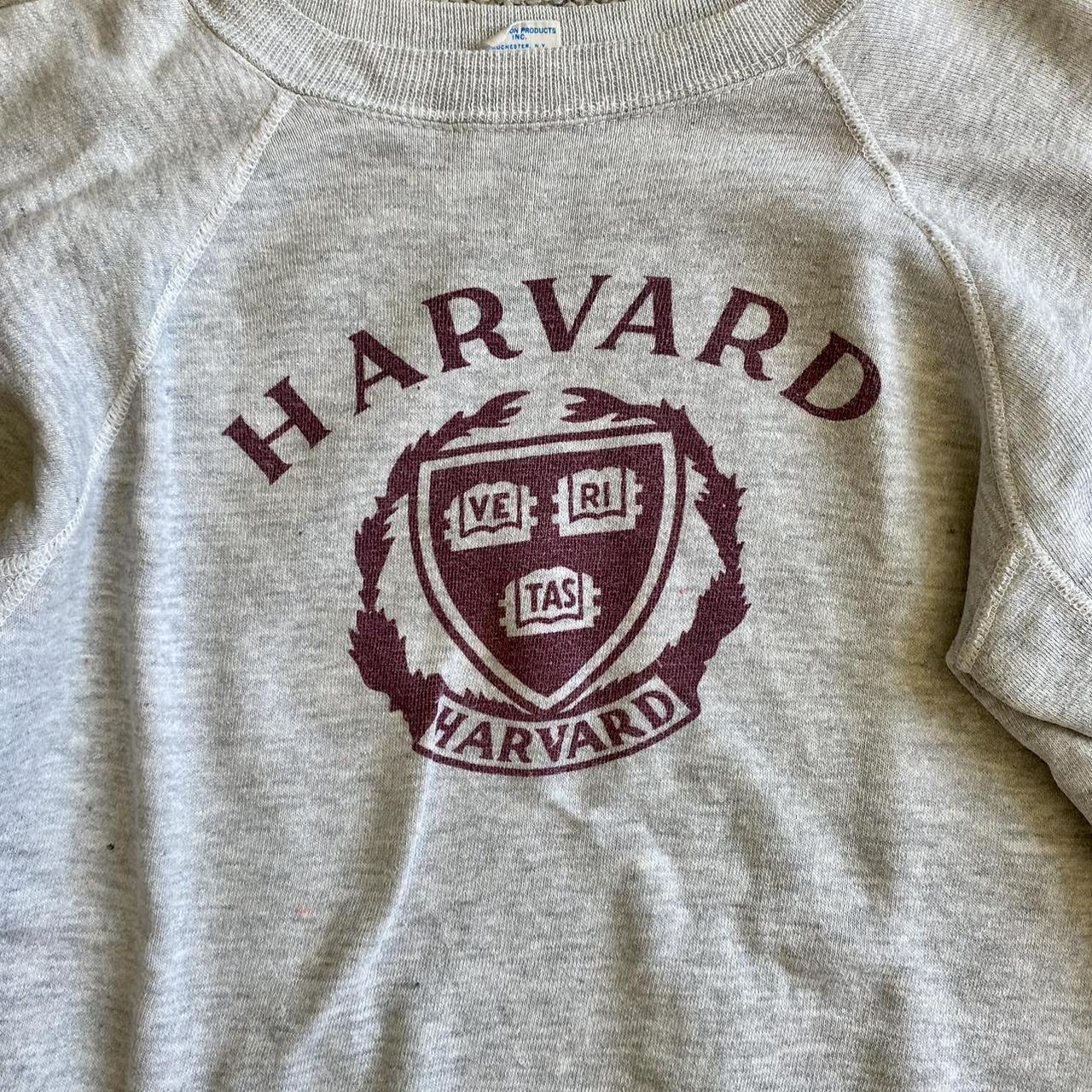 60s 70s Vintage Champion Harvard Crewneck Sweatshirt | Depop 60s 70s Vintage Champion Harvard Crewneck Sweatshirt | Depop