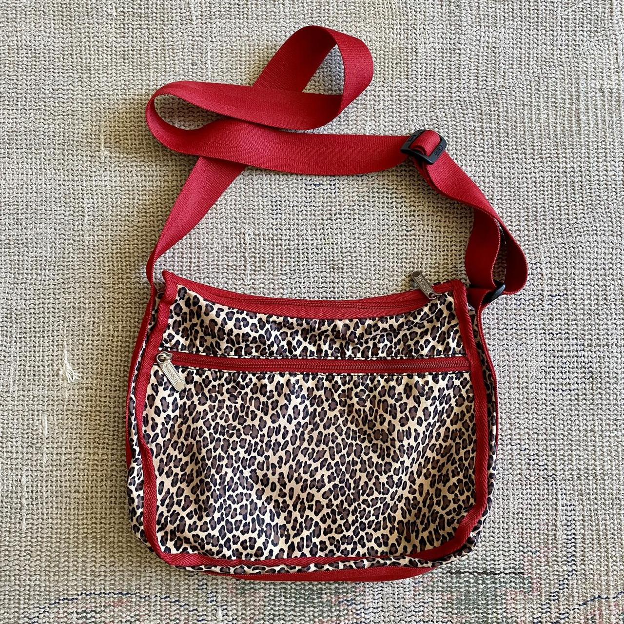 Vintage LeSportsac Animal Print Small Crossbody Bag good