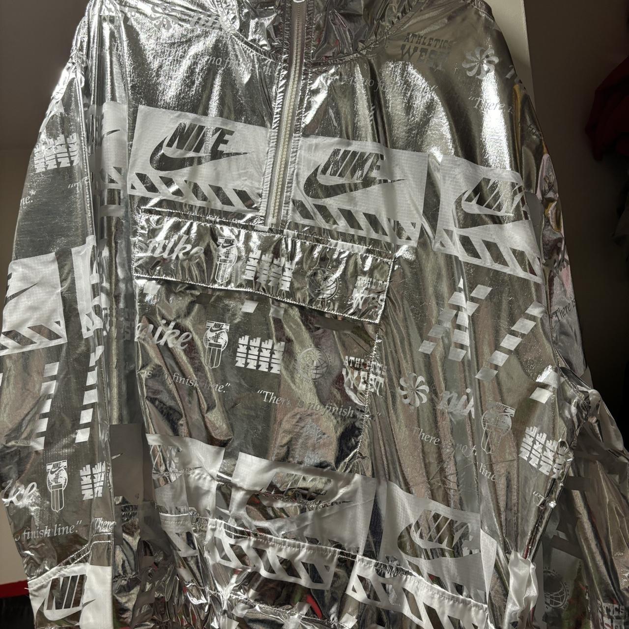 metallic nike jacket