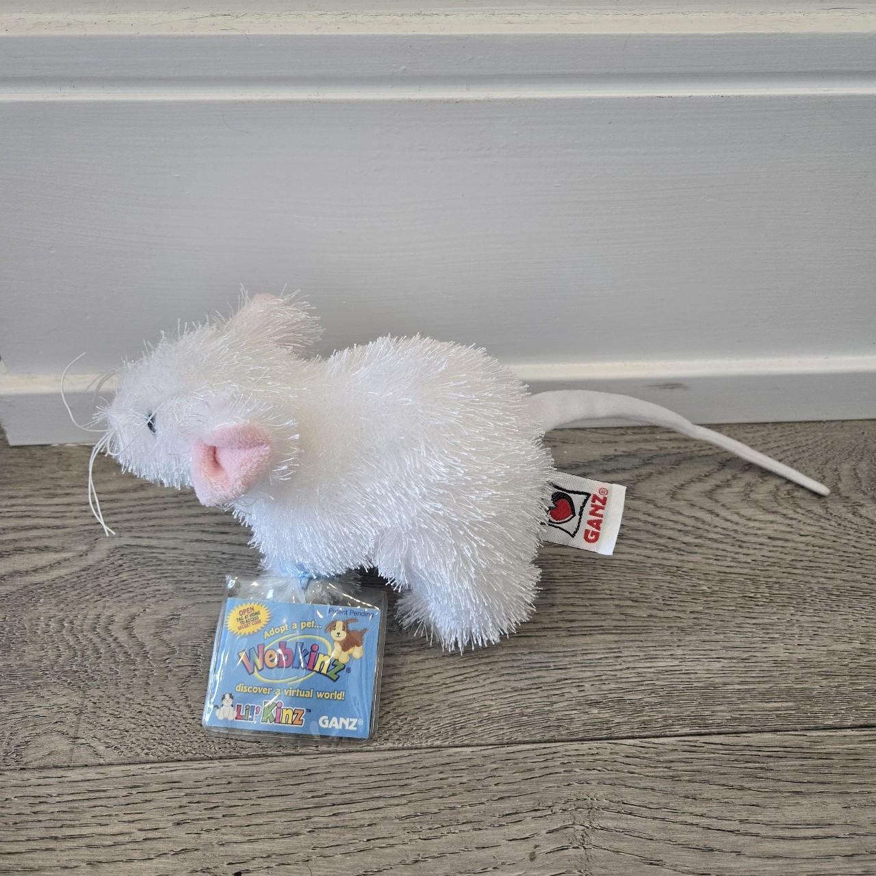 Webkinz, lil kinz, rare, white mouse, HS207, new Webkinz, lil kinz, rare, white mouse, HS207, new