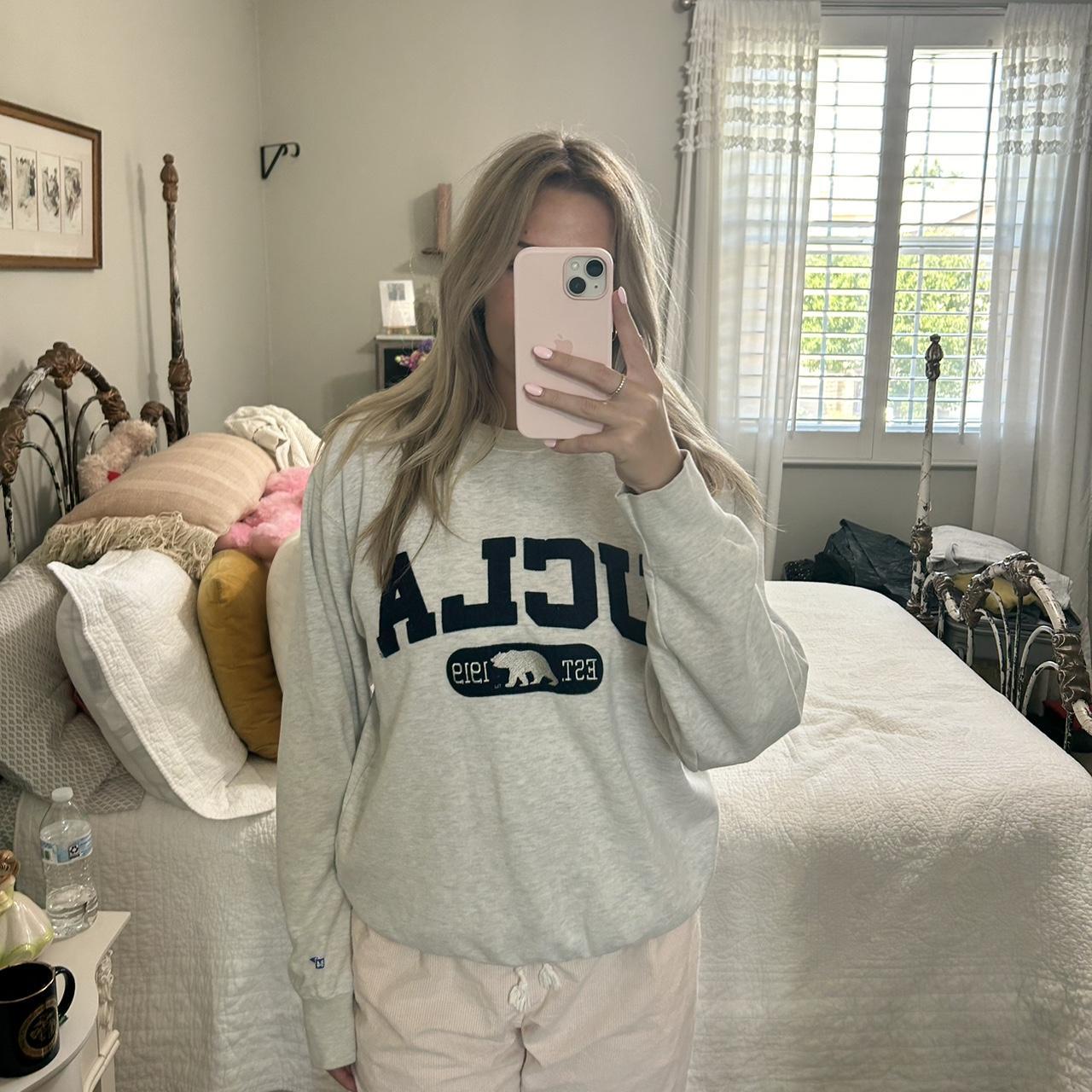 UCLA vintage grey crewneck. Size small. Stain on. Depop