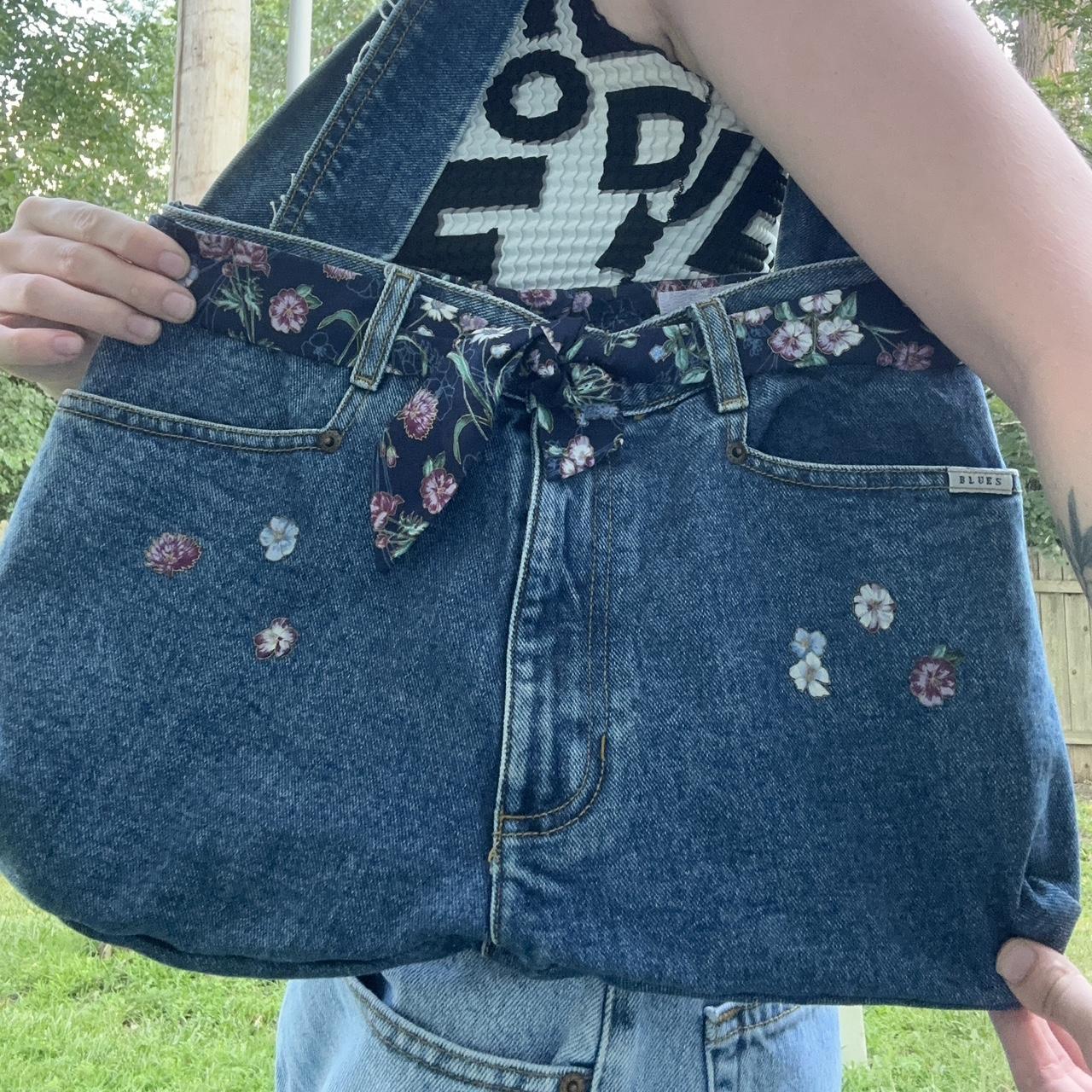 DIY Denim Handmade Y2K bag! This is so cute! - Depop