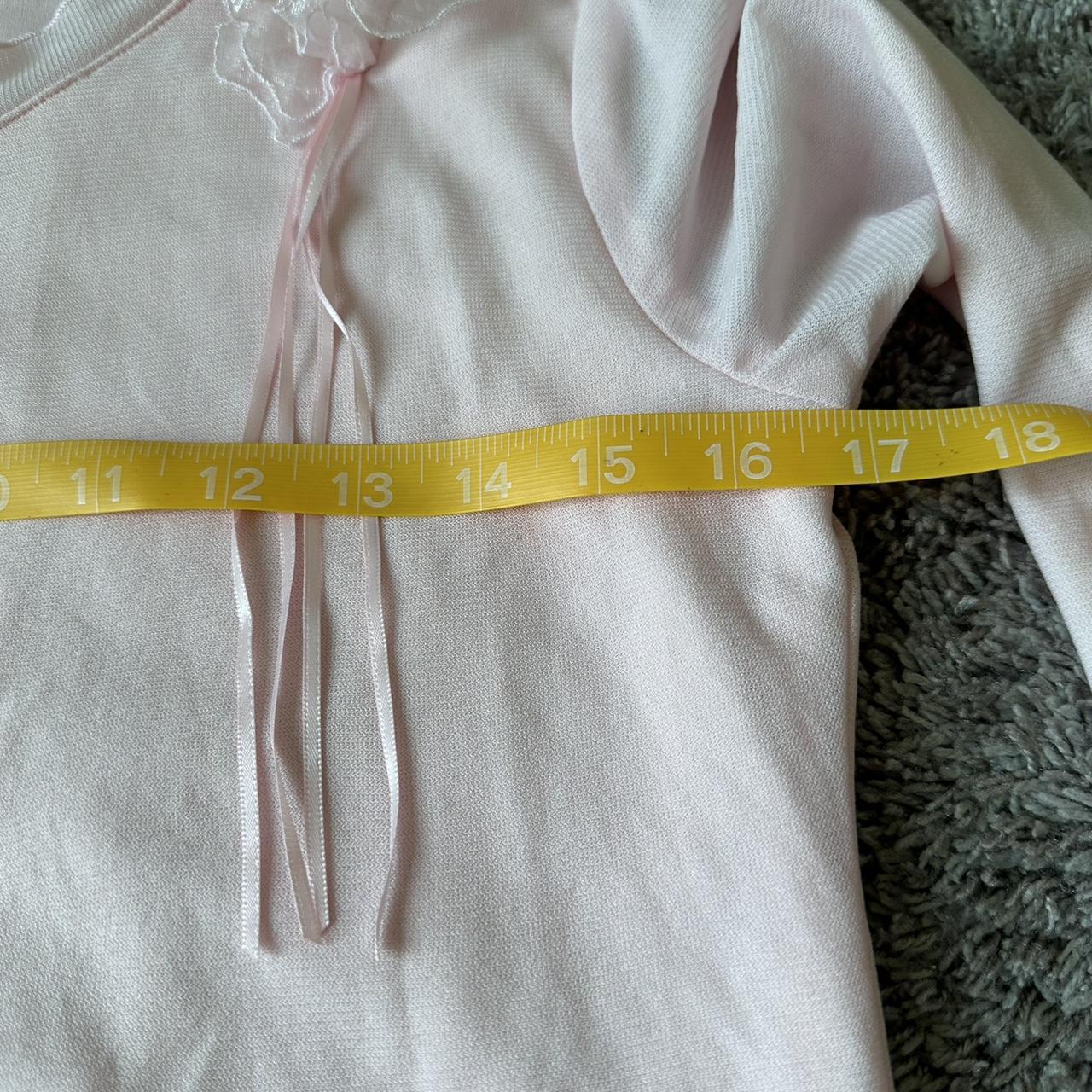 ON HOLD Xhileration baby pink blouse with butterfly... - Depop