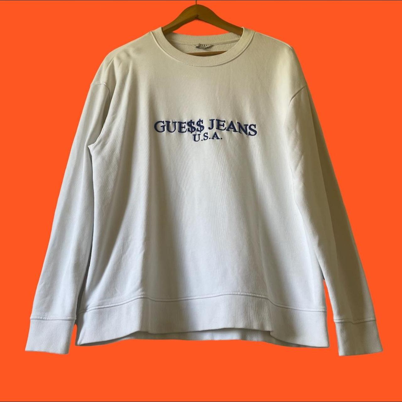 Asap Rocky X Guess White Crewneck Jumper Excellent. Depop