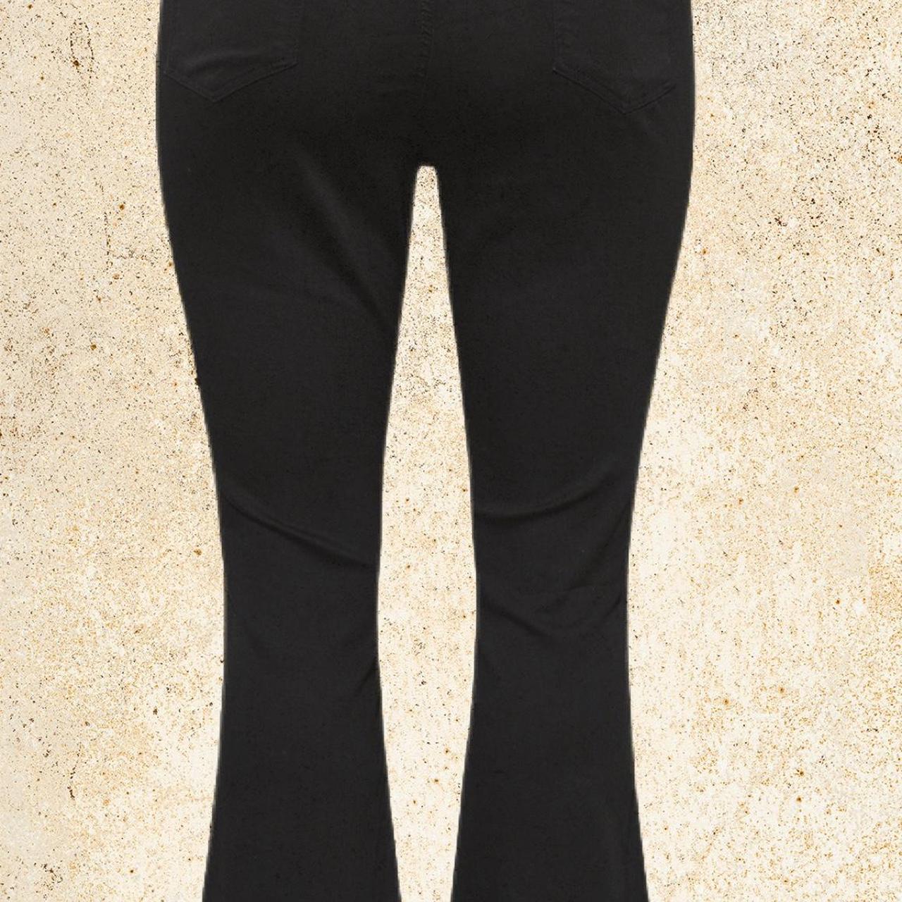 Black bootcut jeggings best sale