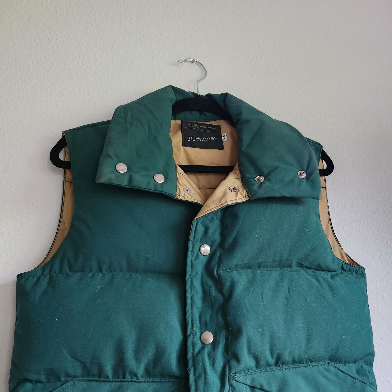 JCPenney Women's Green Gilet | Depop