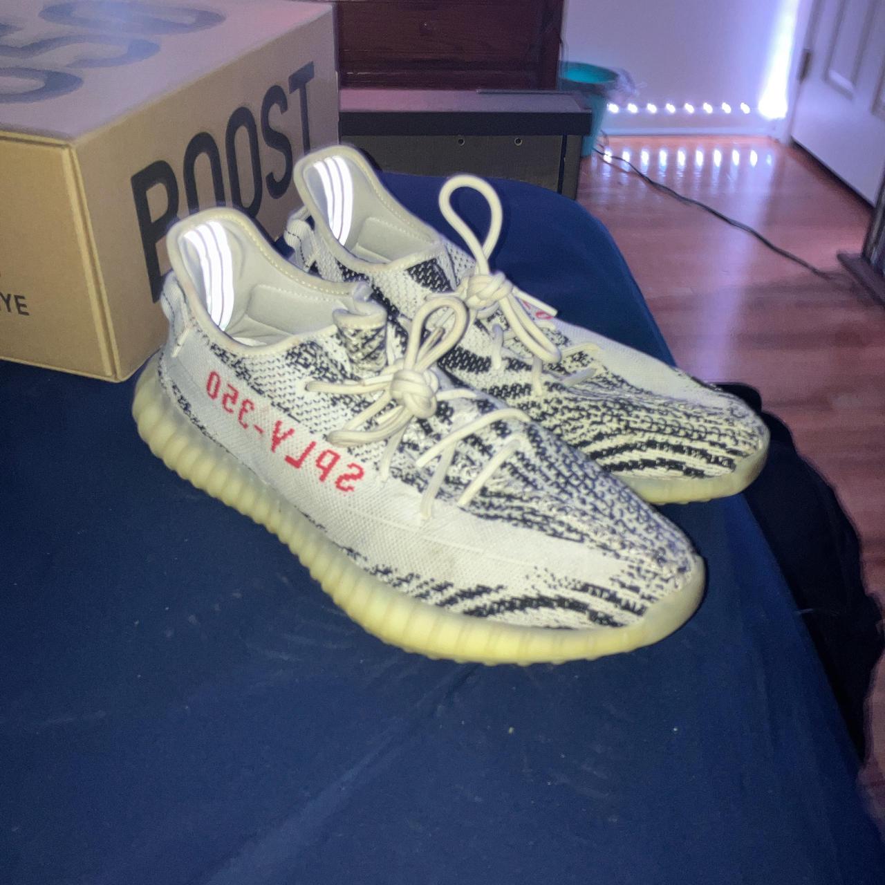 yeezy 350 v2 zebra size 12