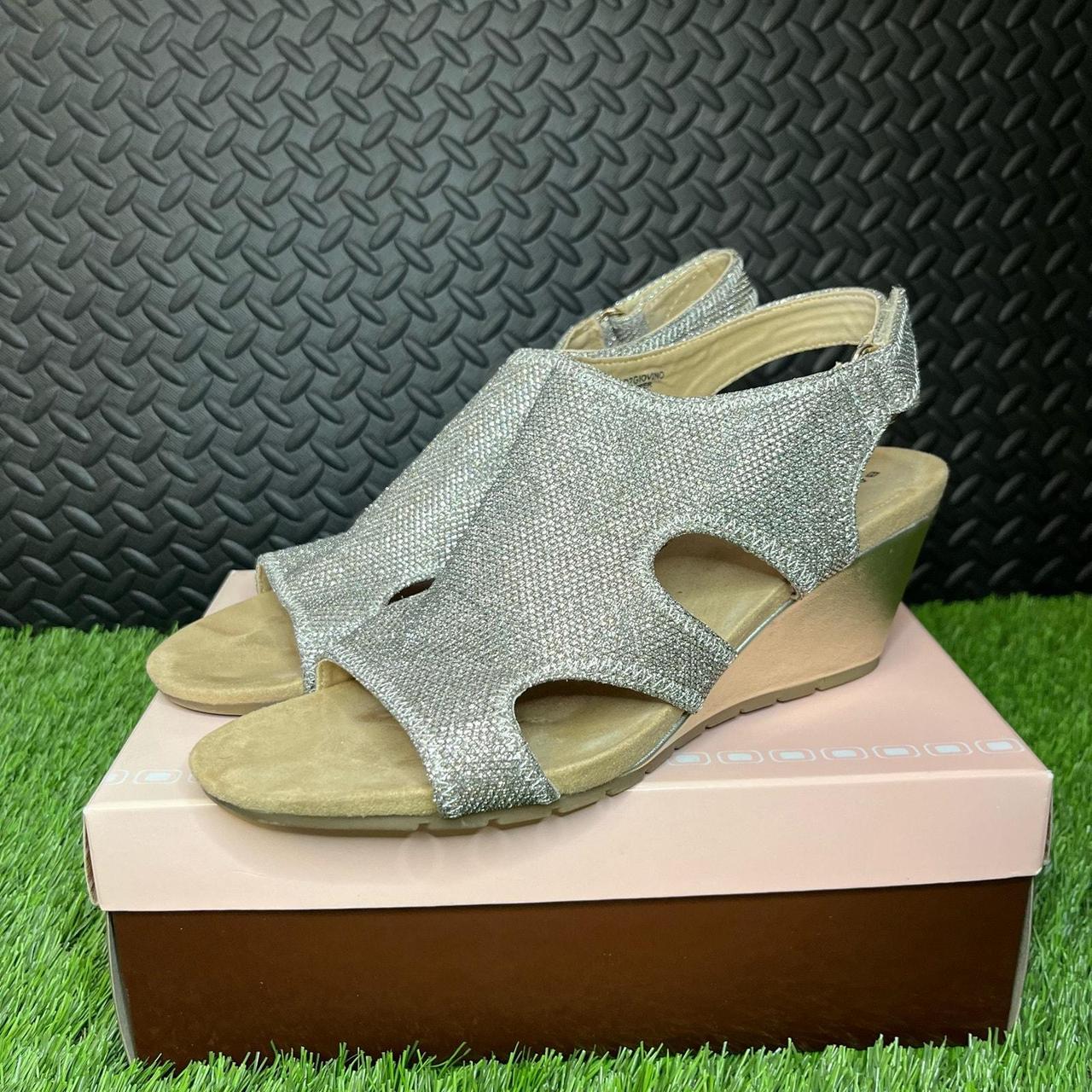 Bandolino B Flexible Slingback Sandals Wedge Heels. Depop