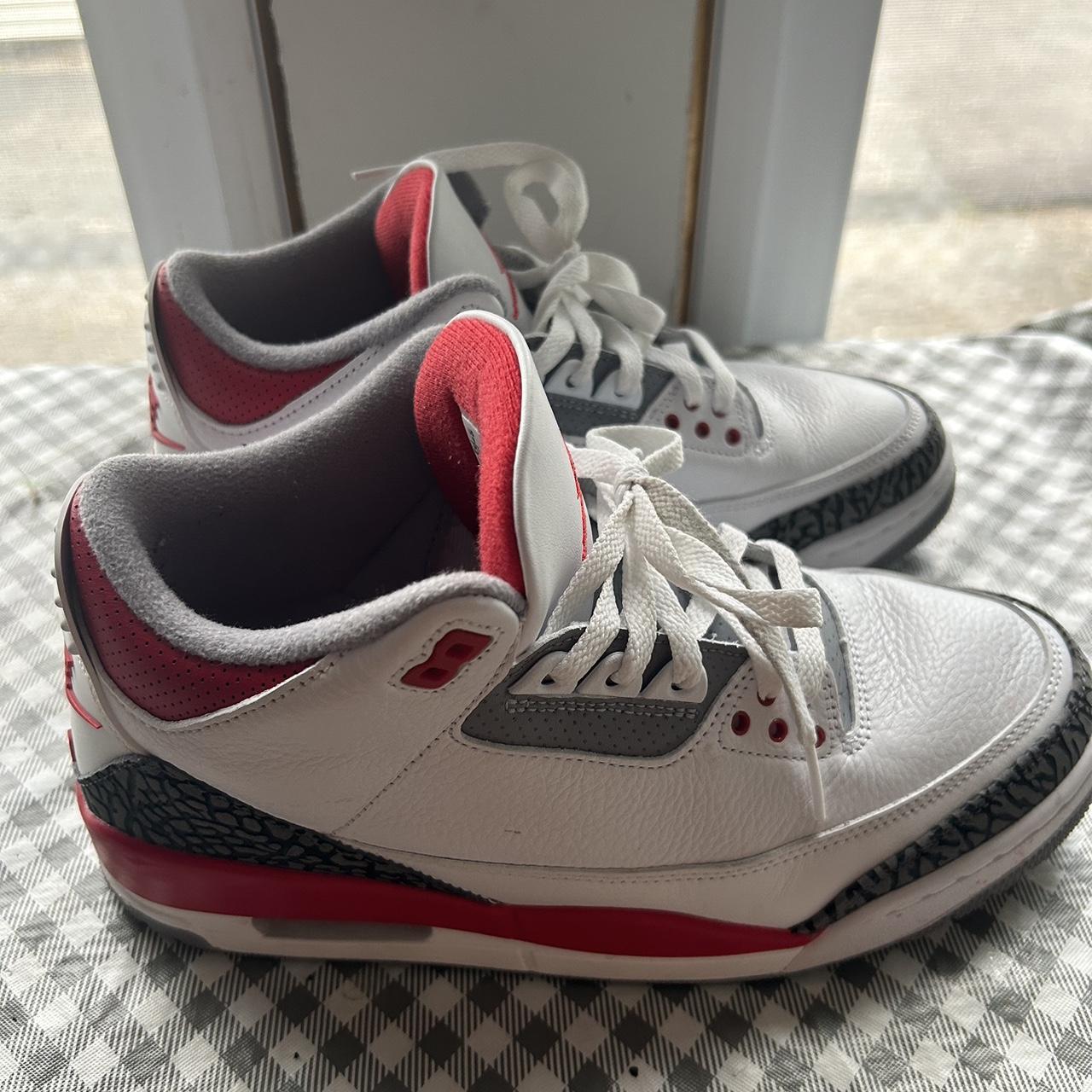 jordan 3 fire red size 9