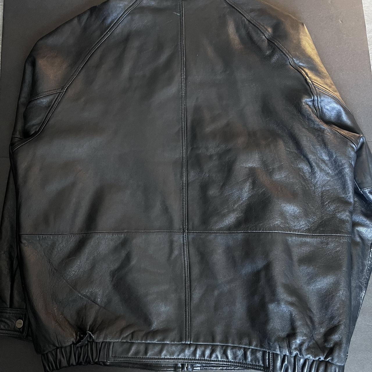 Vintage Bill Blass leather jacket. -Zipper intact | Depop
