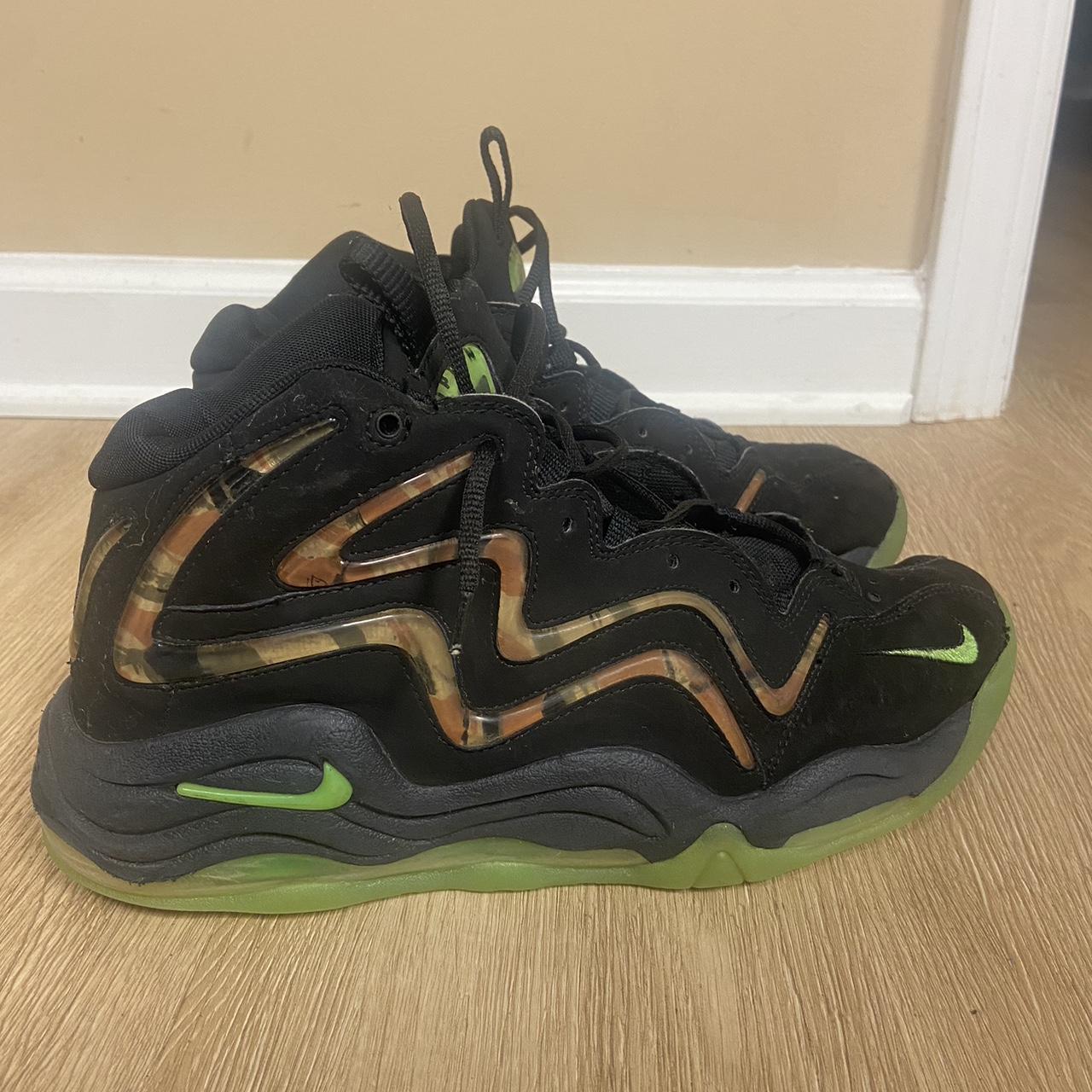 Nike Air Pippen Camo Inside of left shoes is coming. Depop