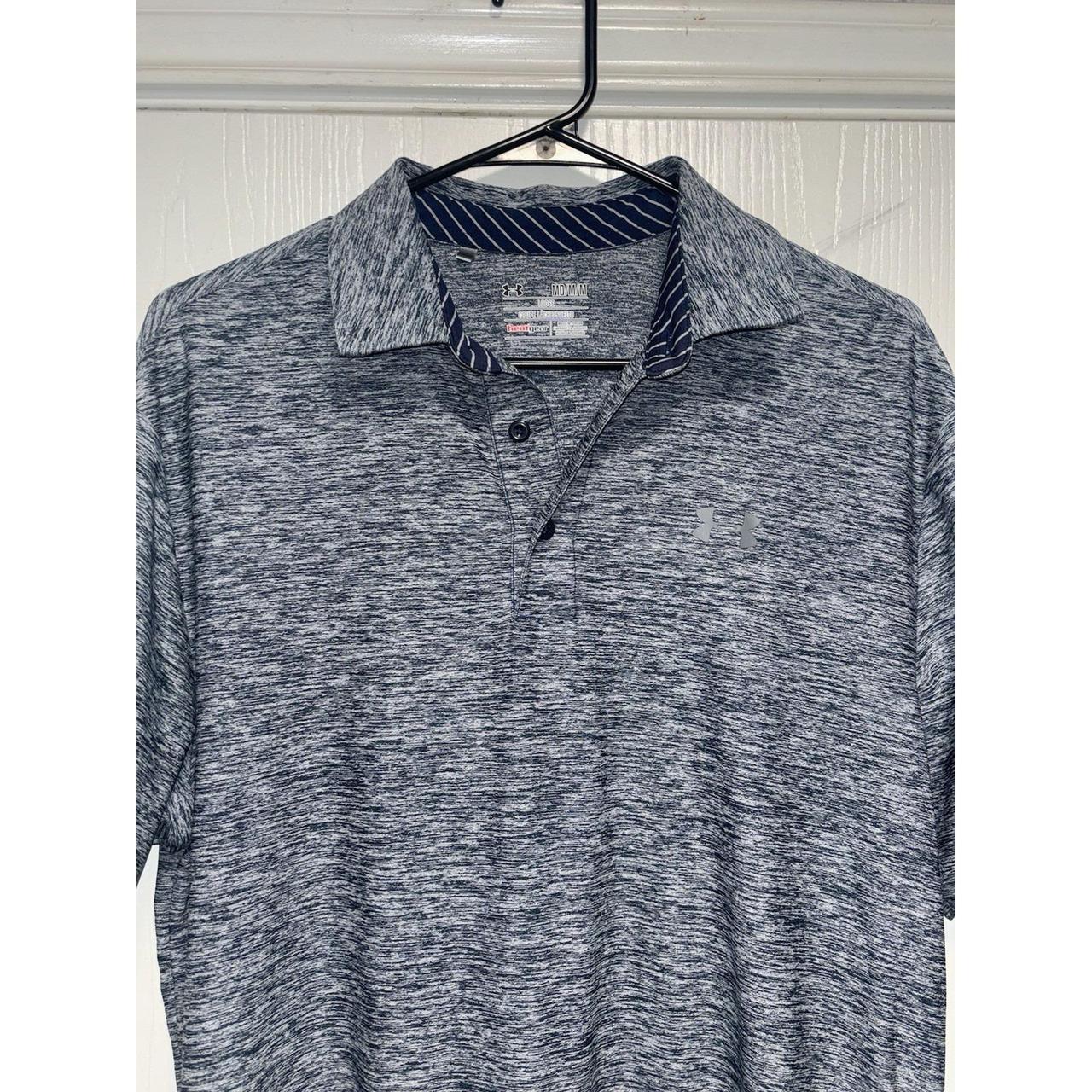 Under Armour Men's Polo shirt - Blue - M – Under Armour Men's Medium Blue Gray Heather …