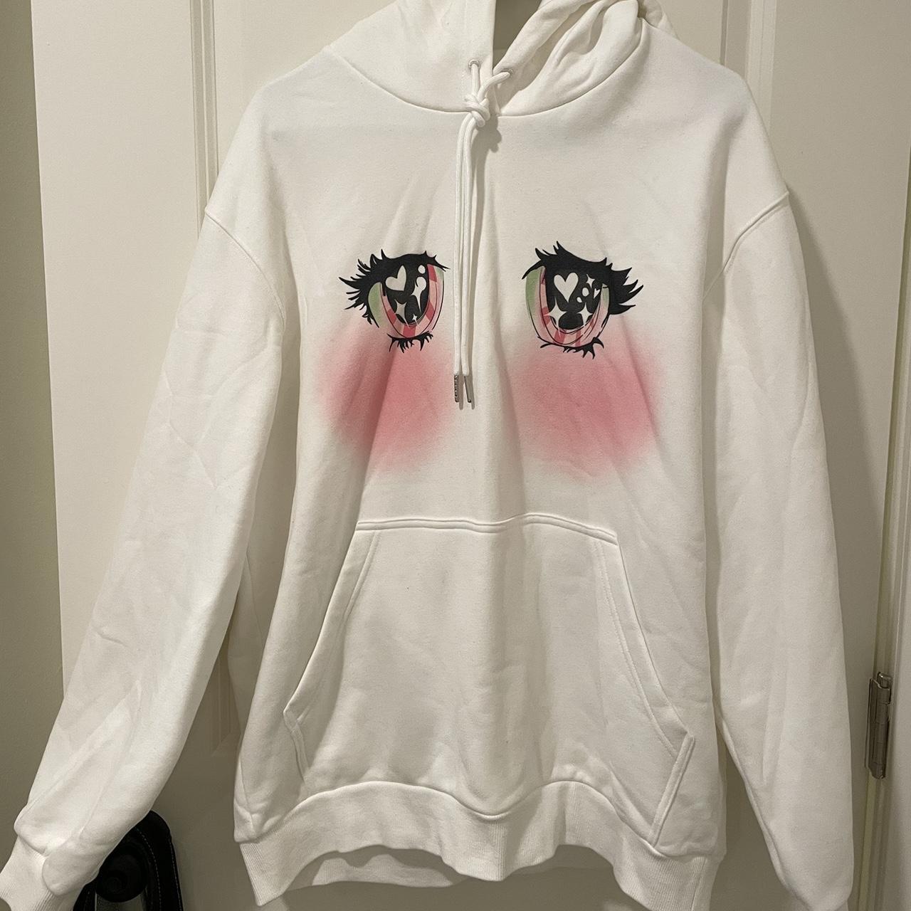 NO DRESS, SSENSE twinkle eyes hoodie, oversized...