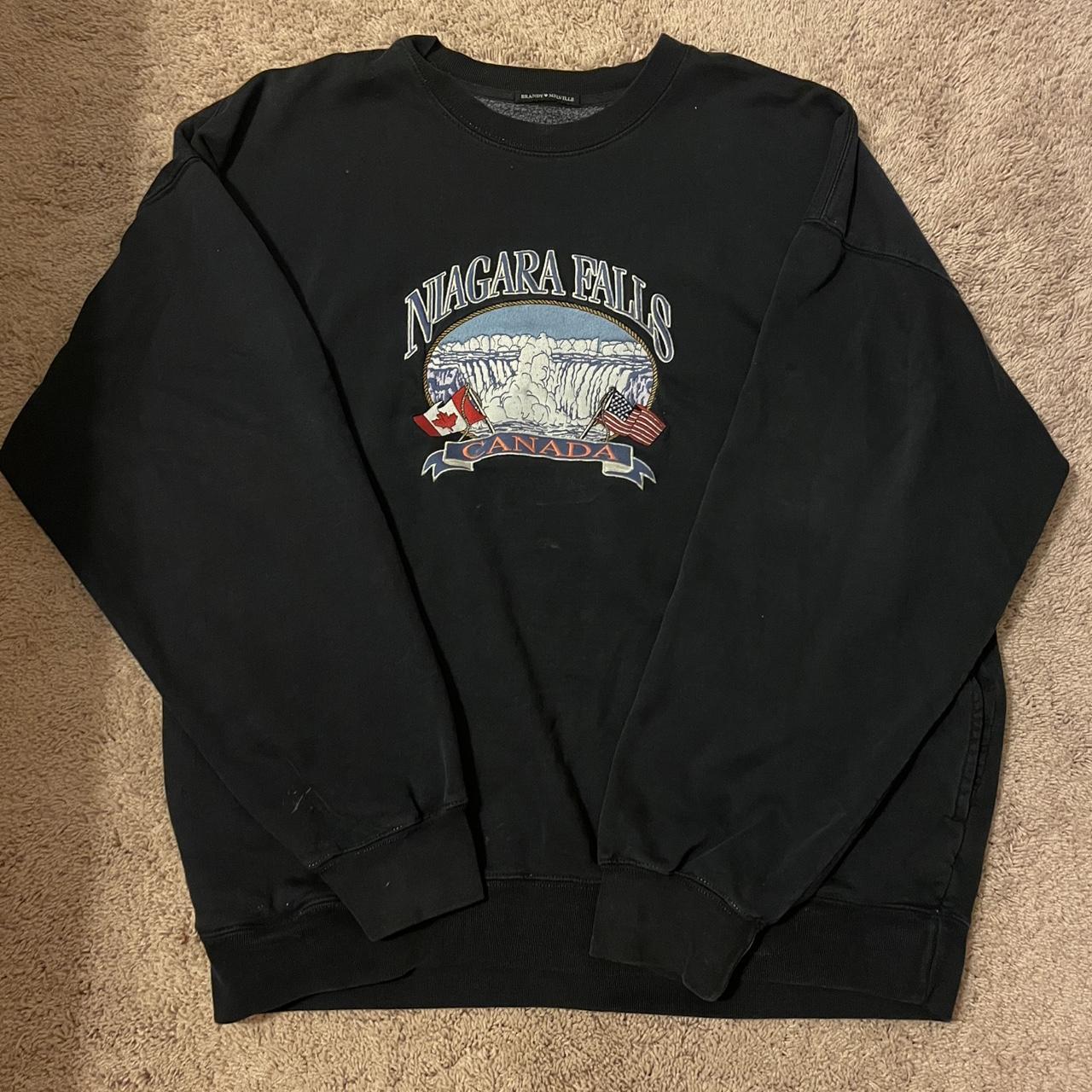 Brandy Melville Women's Sweatshirt Navy One size – Navy