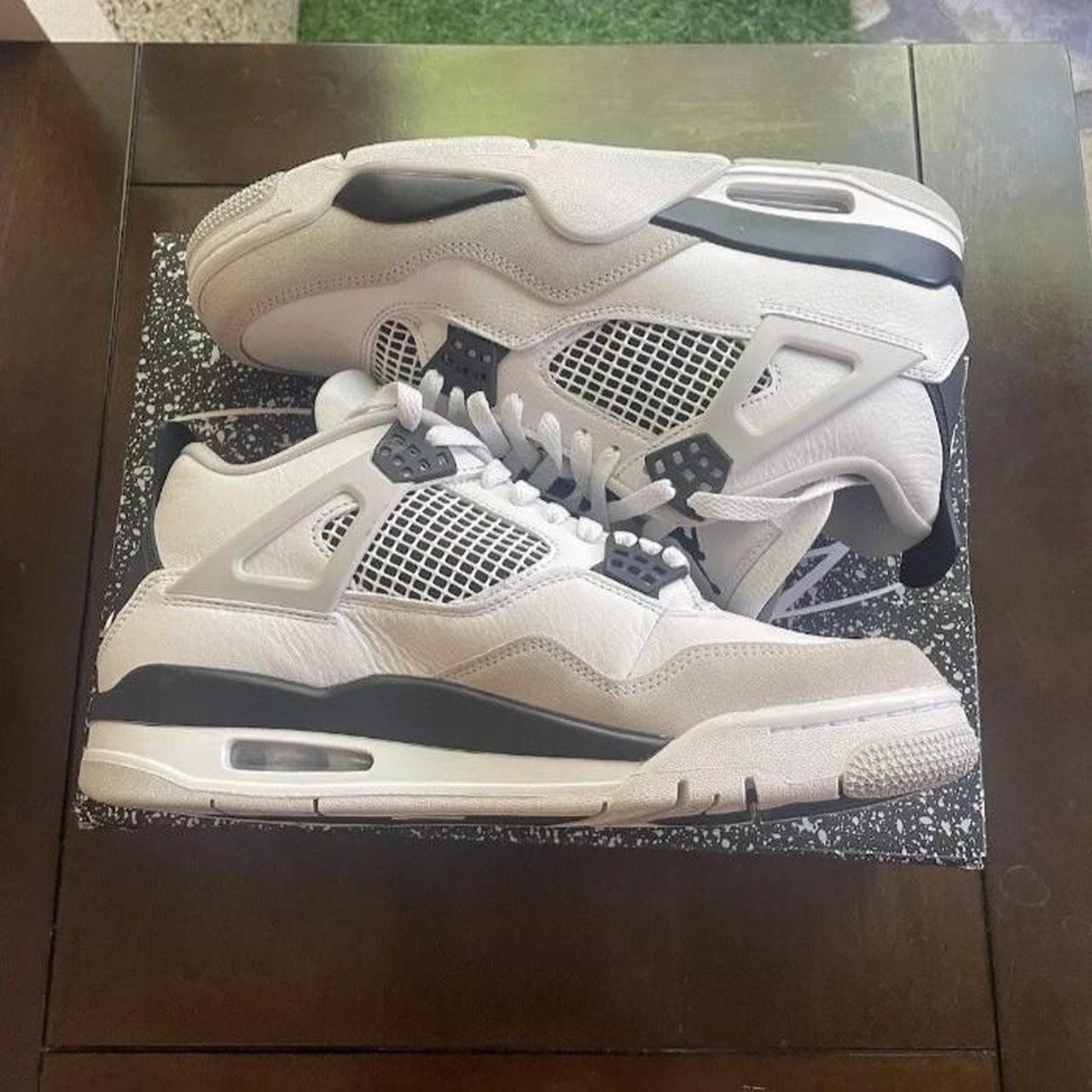 Brand New Jordan 4 retro Military Black's $105... - Depop