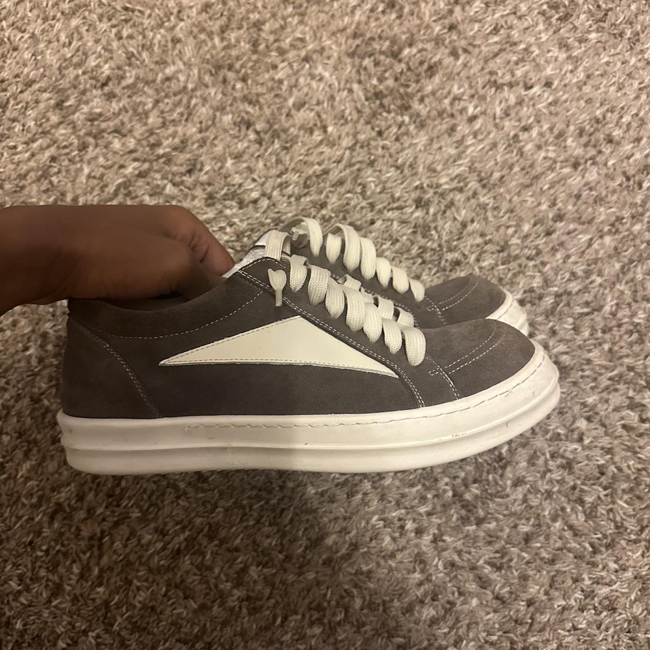 靴 Rick Owens Vintage Sneaks 44 25SS Rick Owens WMNS Vintage Sneaks- Dust / Milk – Kith Europe