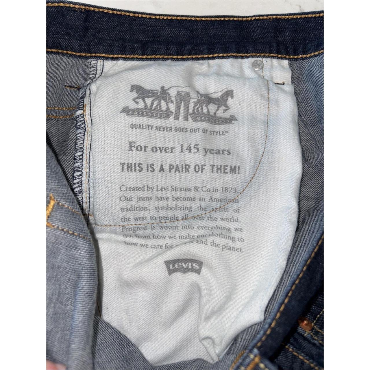 Levi's Men's Jeans - Blue - 42" – Mens Levi 569 B… - image 5