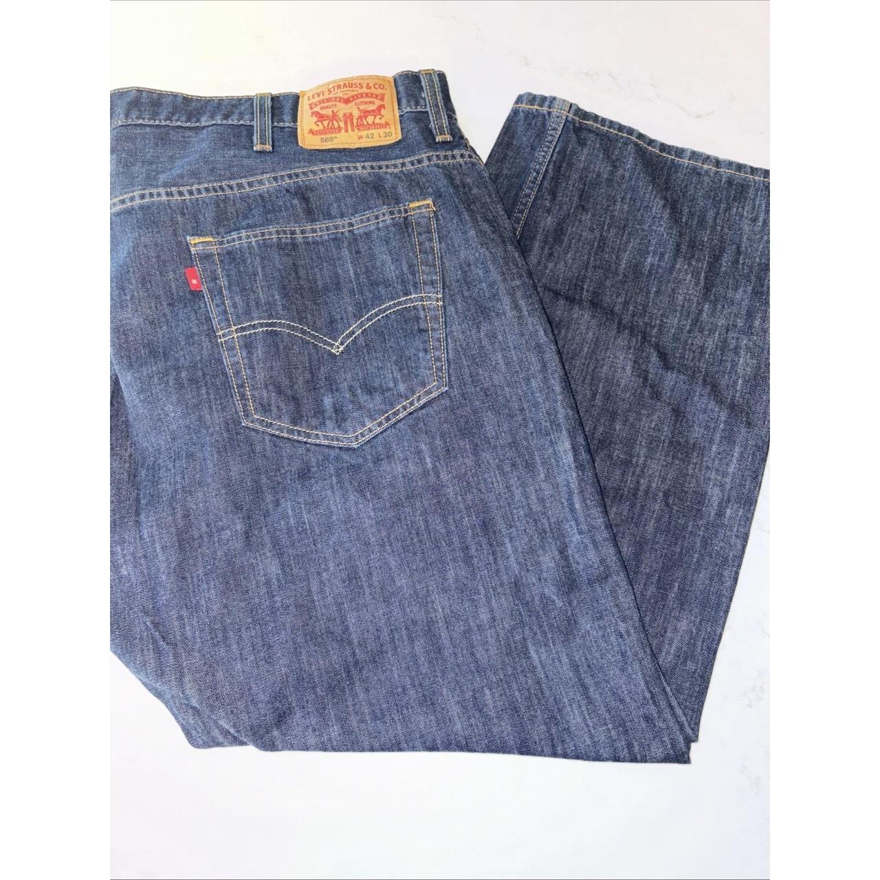 Levi's Men's Jeans - Blue - 42" – Mens Levi 569 B… - image 1