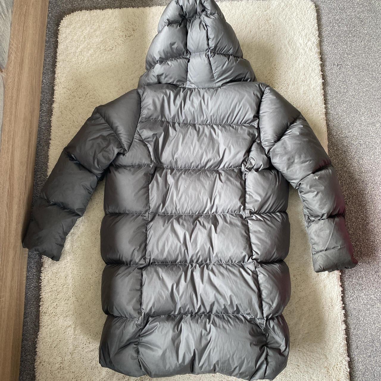 Ralph Lauren puffer jacket Grey 3-4 length Depop