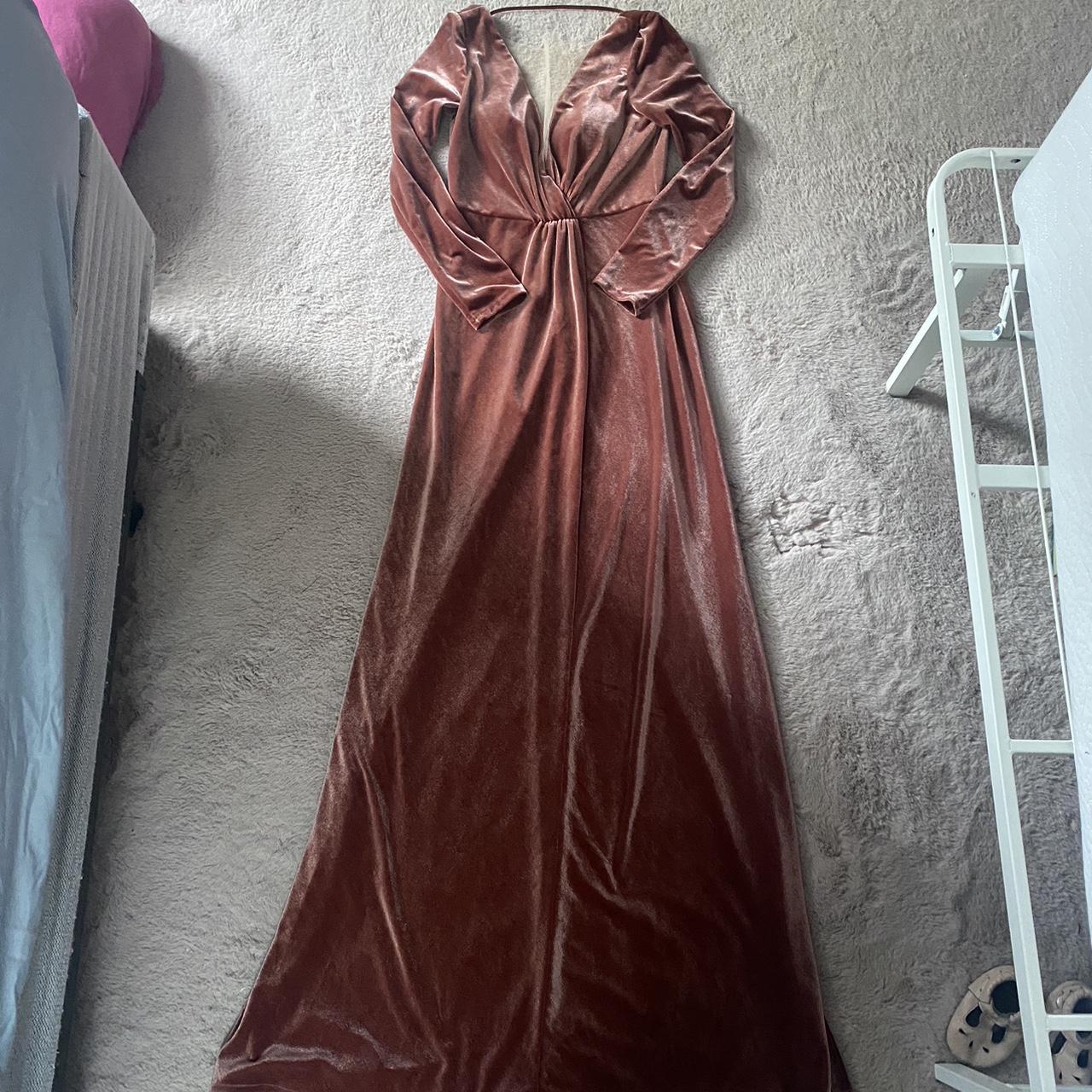 BHLDN Jenny Yoo English Rose Ryland Velvet V Neck. Depop