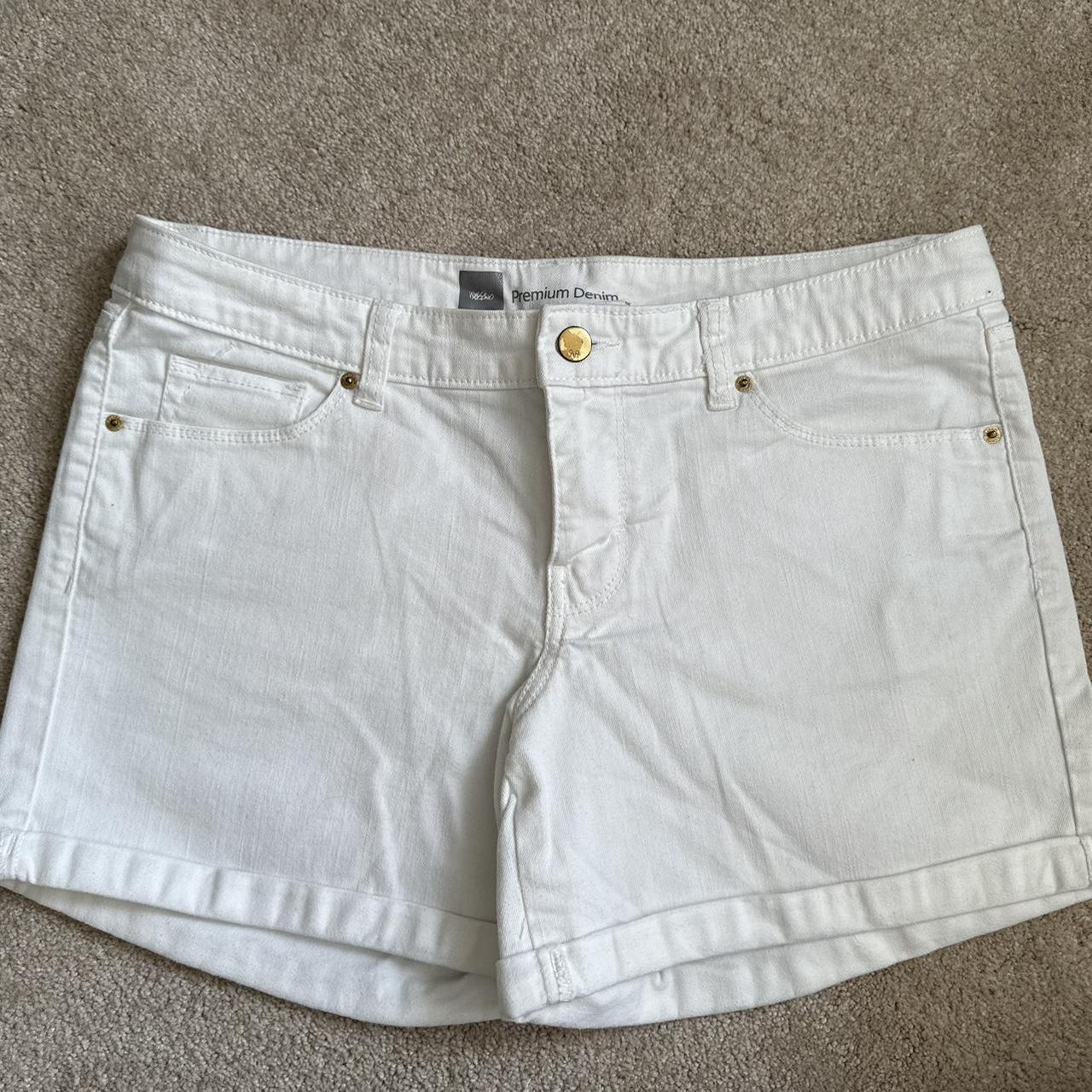 Mossimo white shorts online