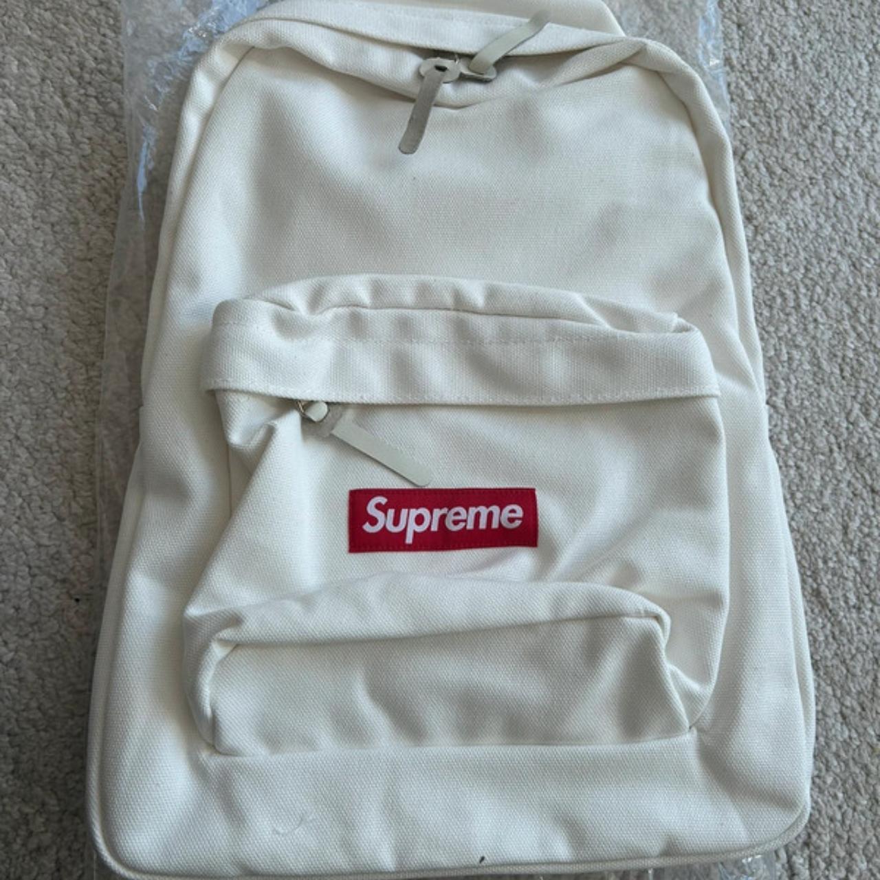 Supreme Logo 2024 Canvas Backpack