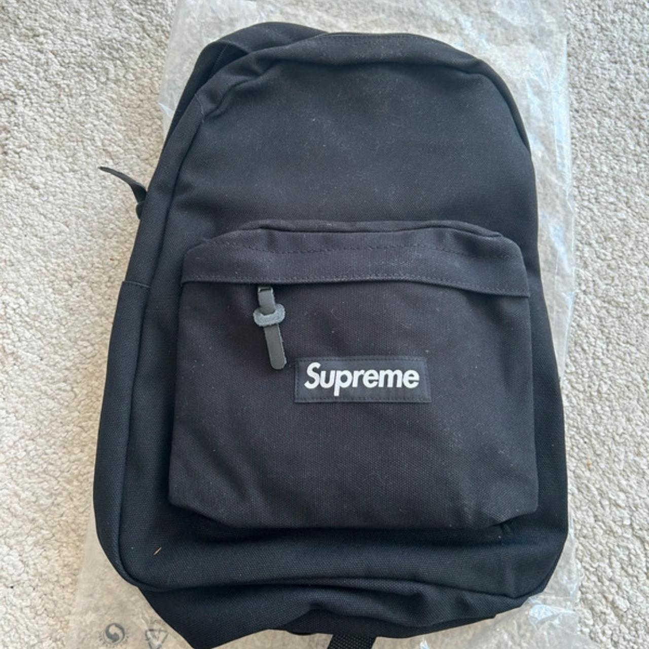 Supreme canvas backpack NEW fashion