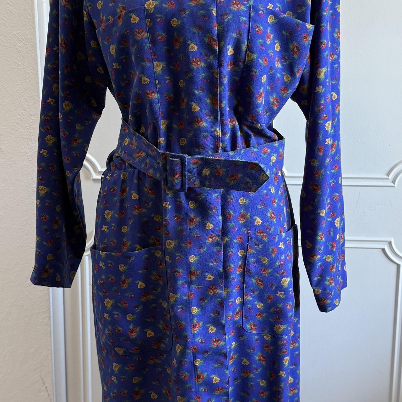 Albert Nipon Women's Dress - Blue/Multi - 12 – Vi… - image 2