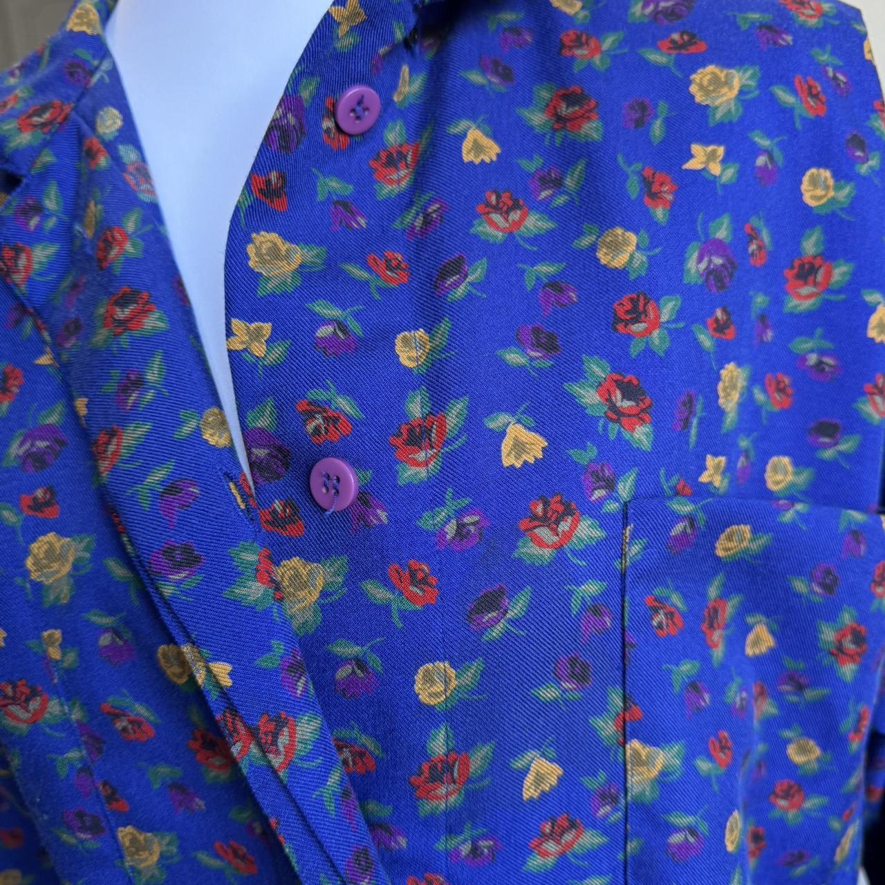 Albert Nipon Women's Dress - Blue/Multi - 12 – Vi… - image 6