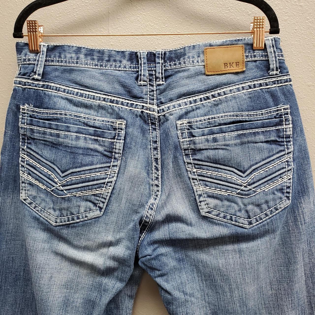 BKE Tyler Jeans Mens 34x34 Blue Denim Relaxed Depop