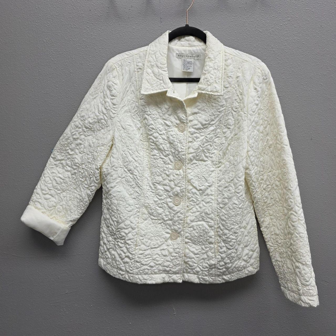 Women's Polyester Jacket - White - L – Requiremen… - image 1
