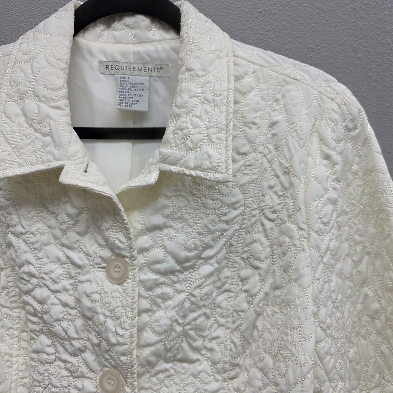 Women's Polyester Jacket - White - L – Requiremen… - image 2