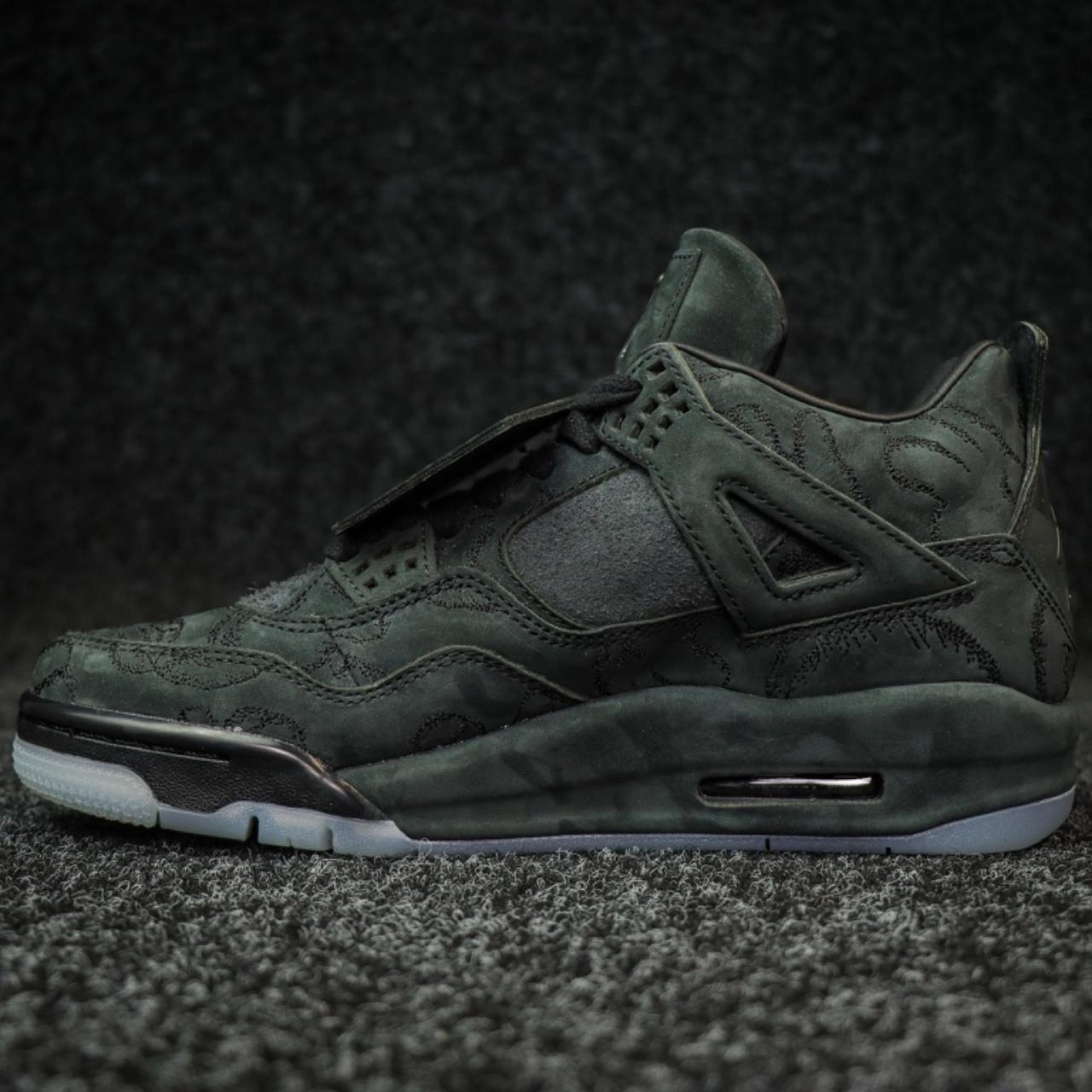 Jordan 4 Retro Kaws Black 930155 001 shoe. Depop