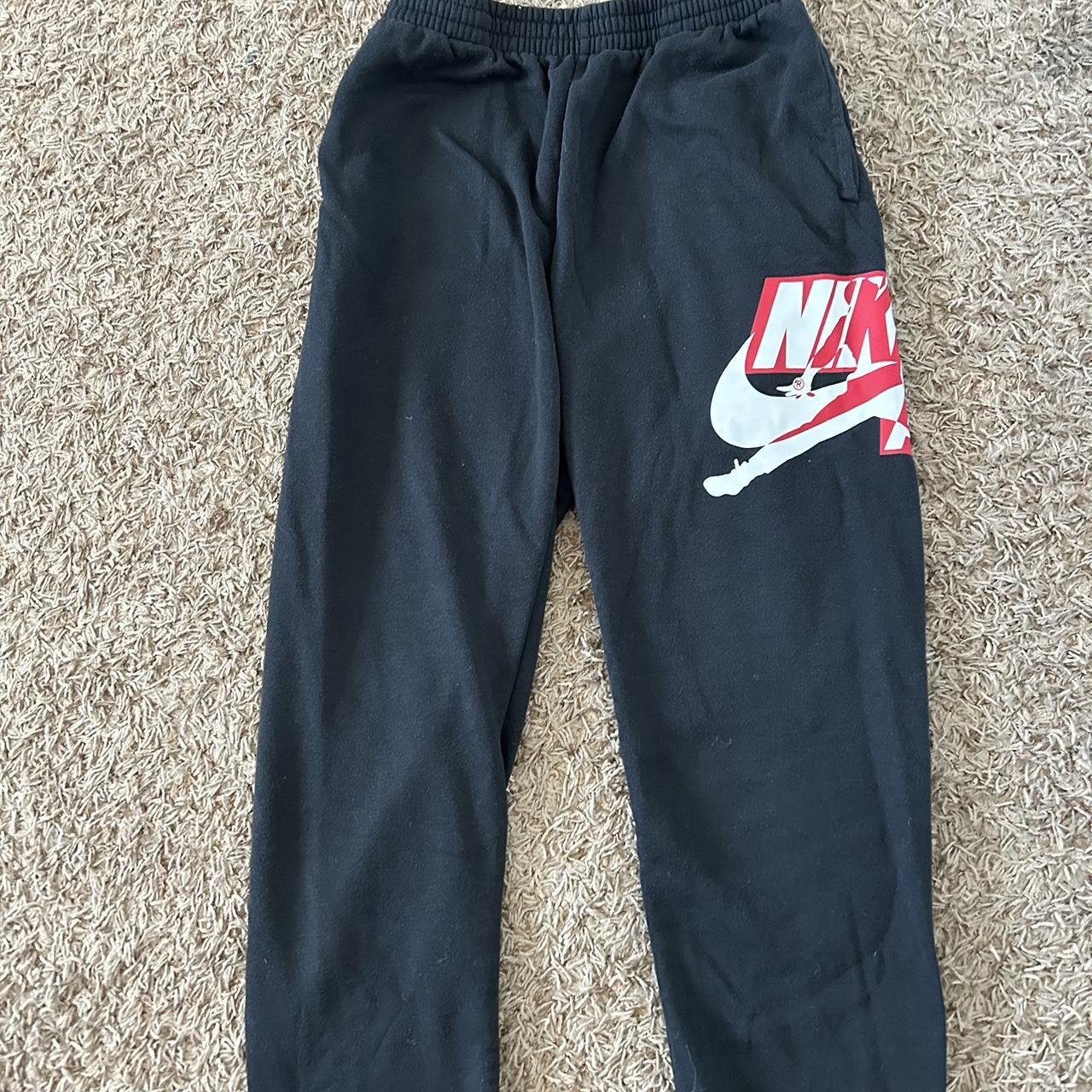 Black Nike Air Jordan sweatpants Depop