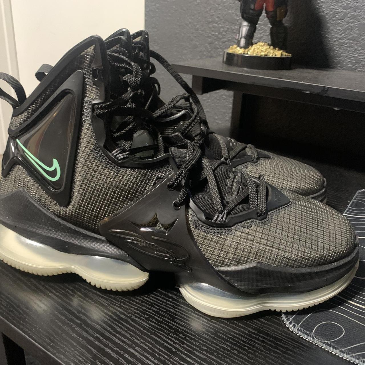 Black Aqua Lebron Only worn a few times, Depop