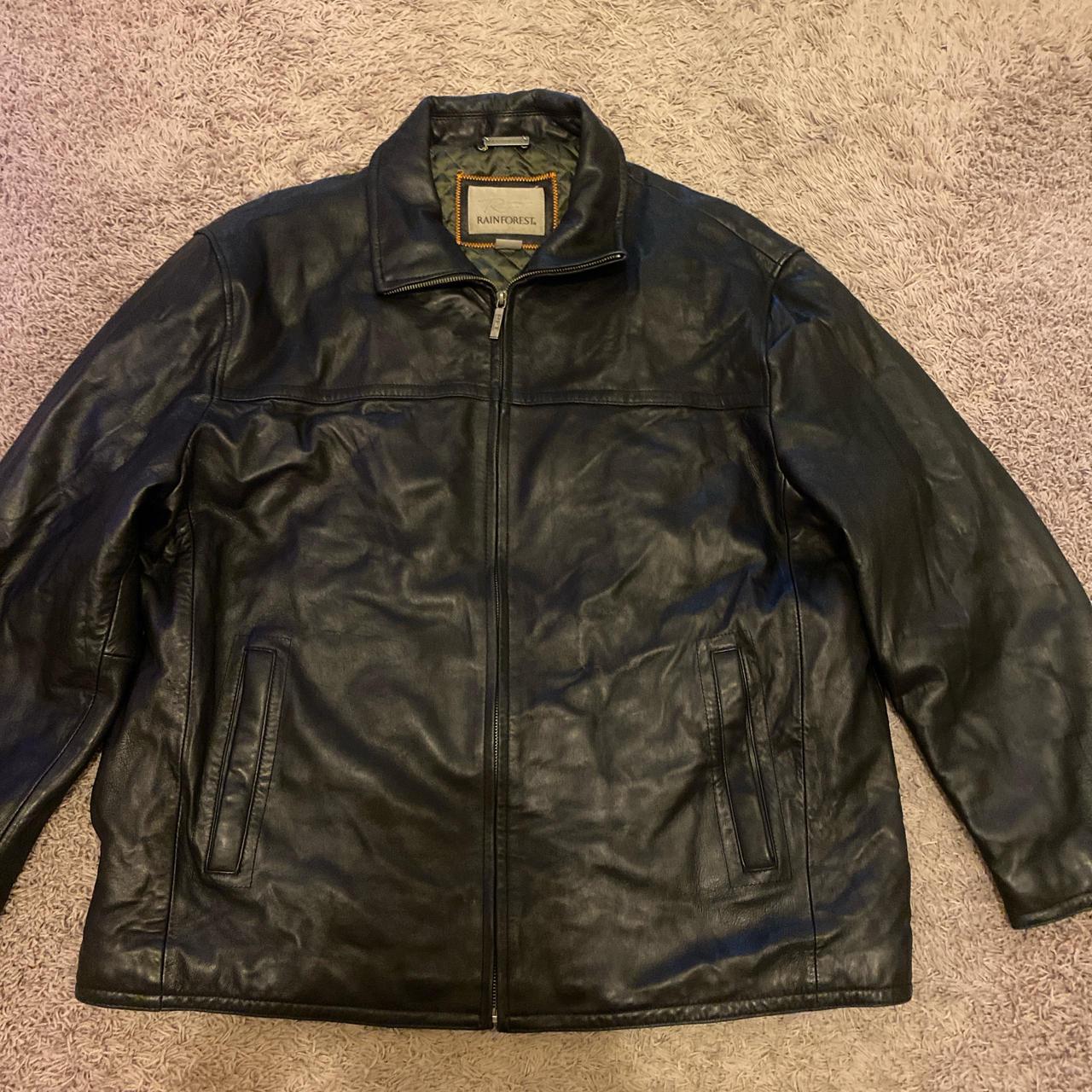 RFT rainforest leather jacket Lightly used great