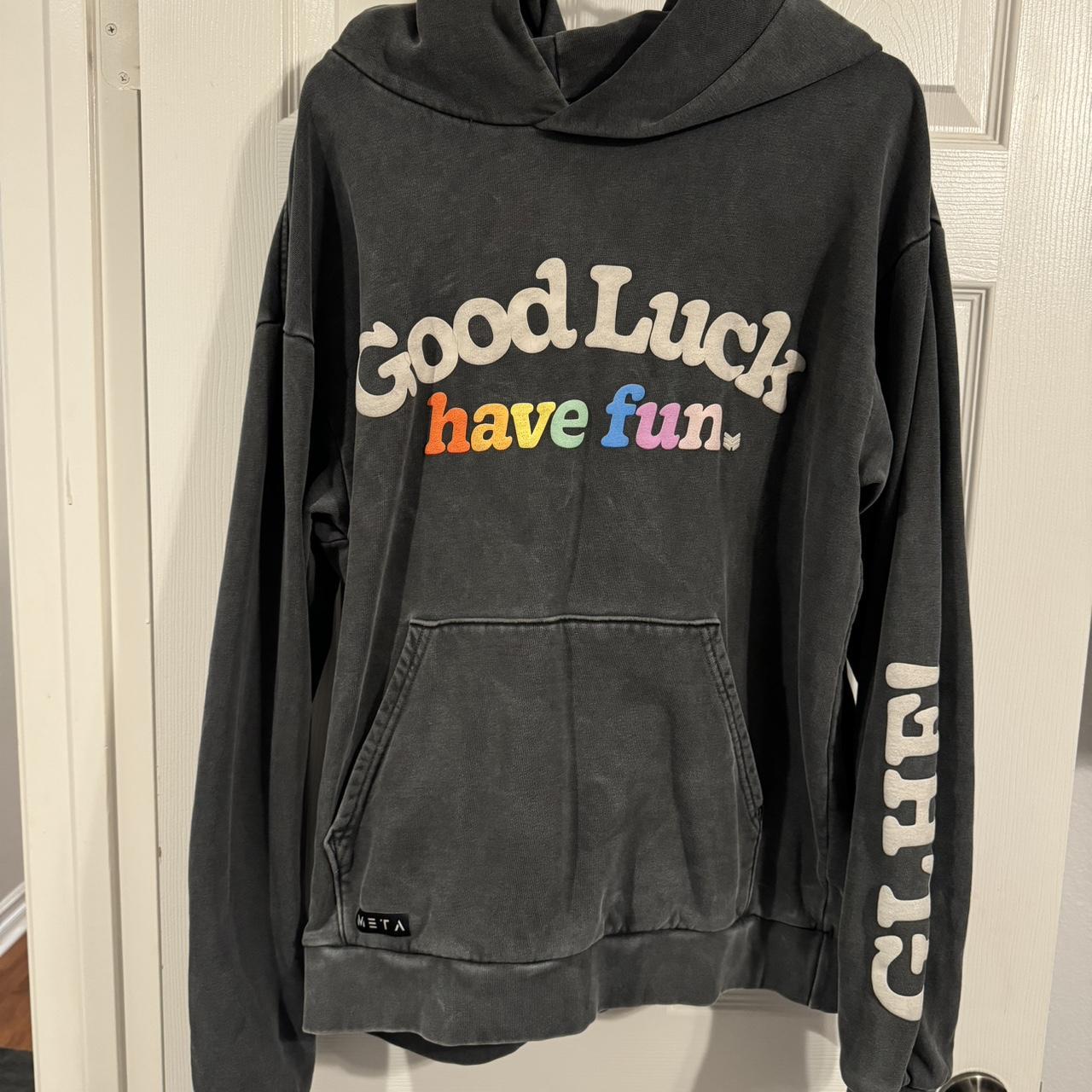 Meta threads Good luck have fun hoodie black