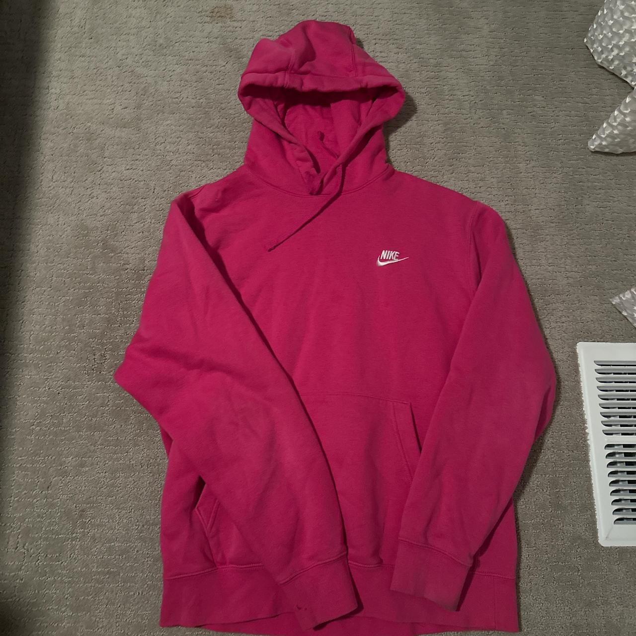 mens pink hoodie nike