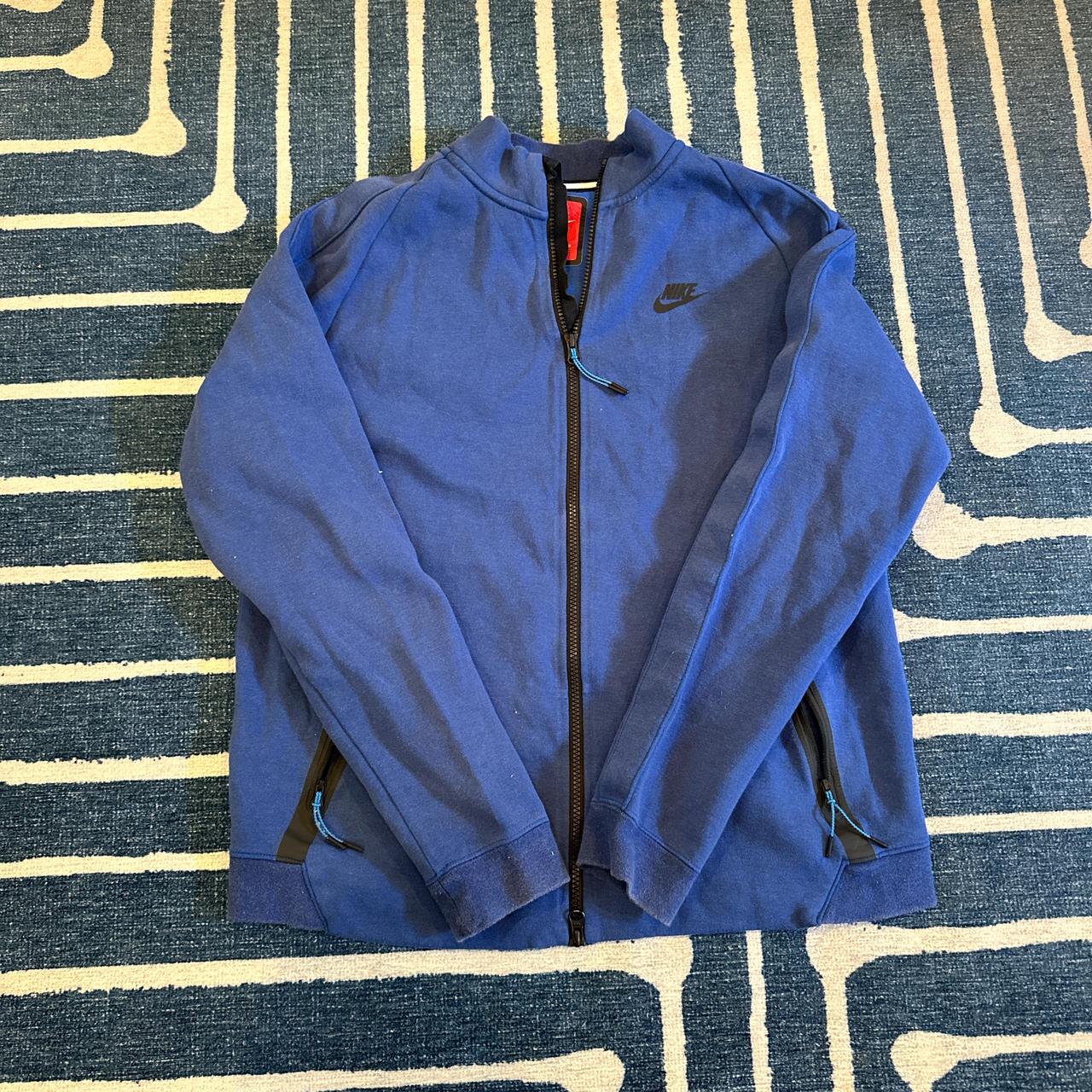 Nike sale Tech Navy Blue Jacket Size Large