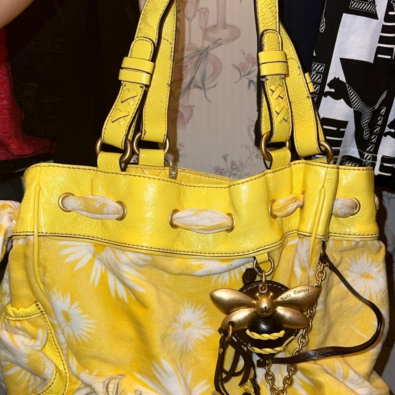 Handbag Juicy Couture Yellow in Cotton - 28559392