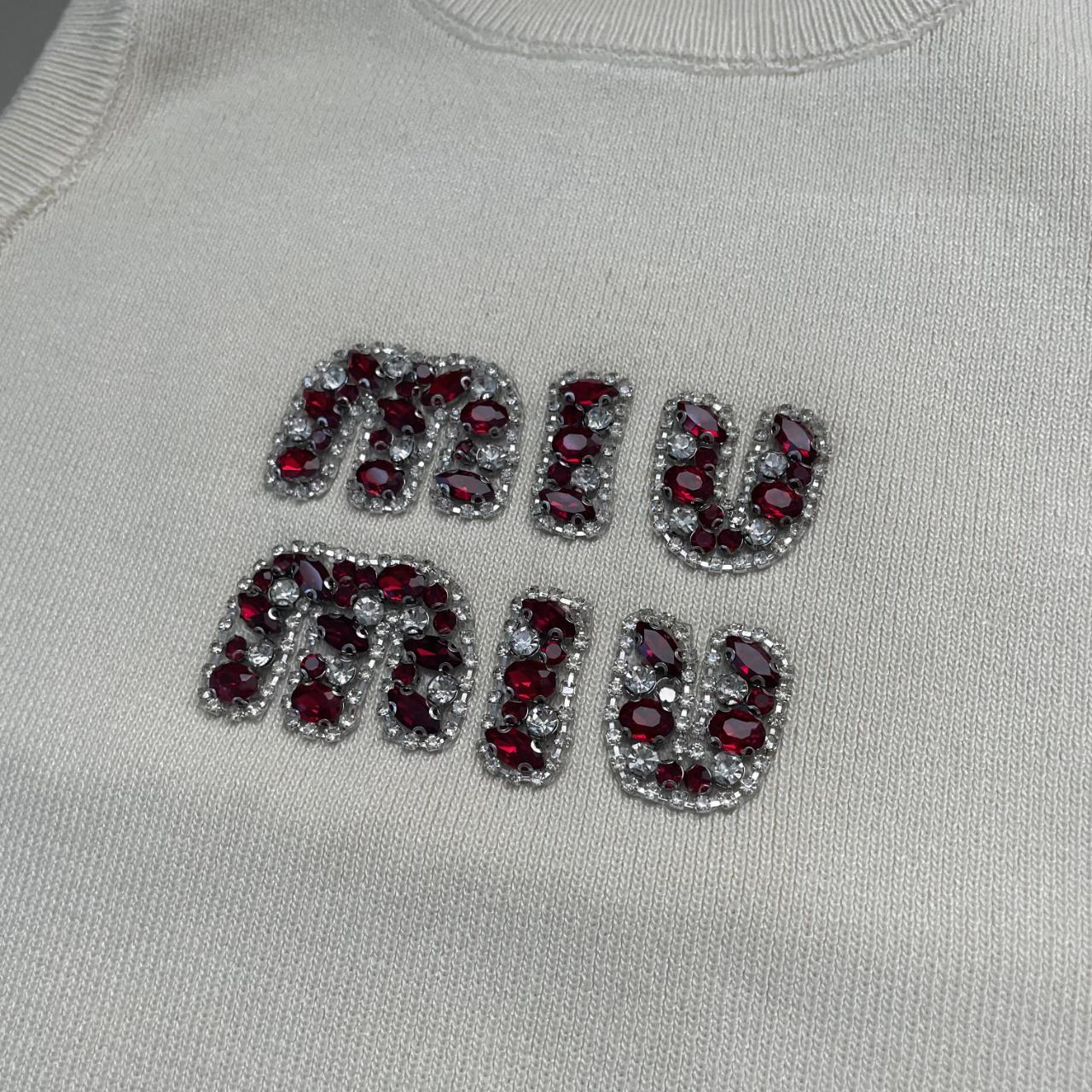 MIU MIU tank top Size: S. Brand new with tags, not | Depop MIU MIU tank top Size: S. Brand new with tags, not | Depop