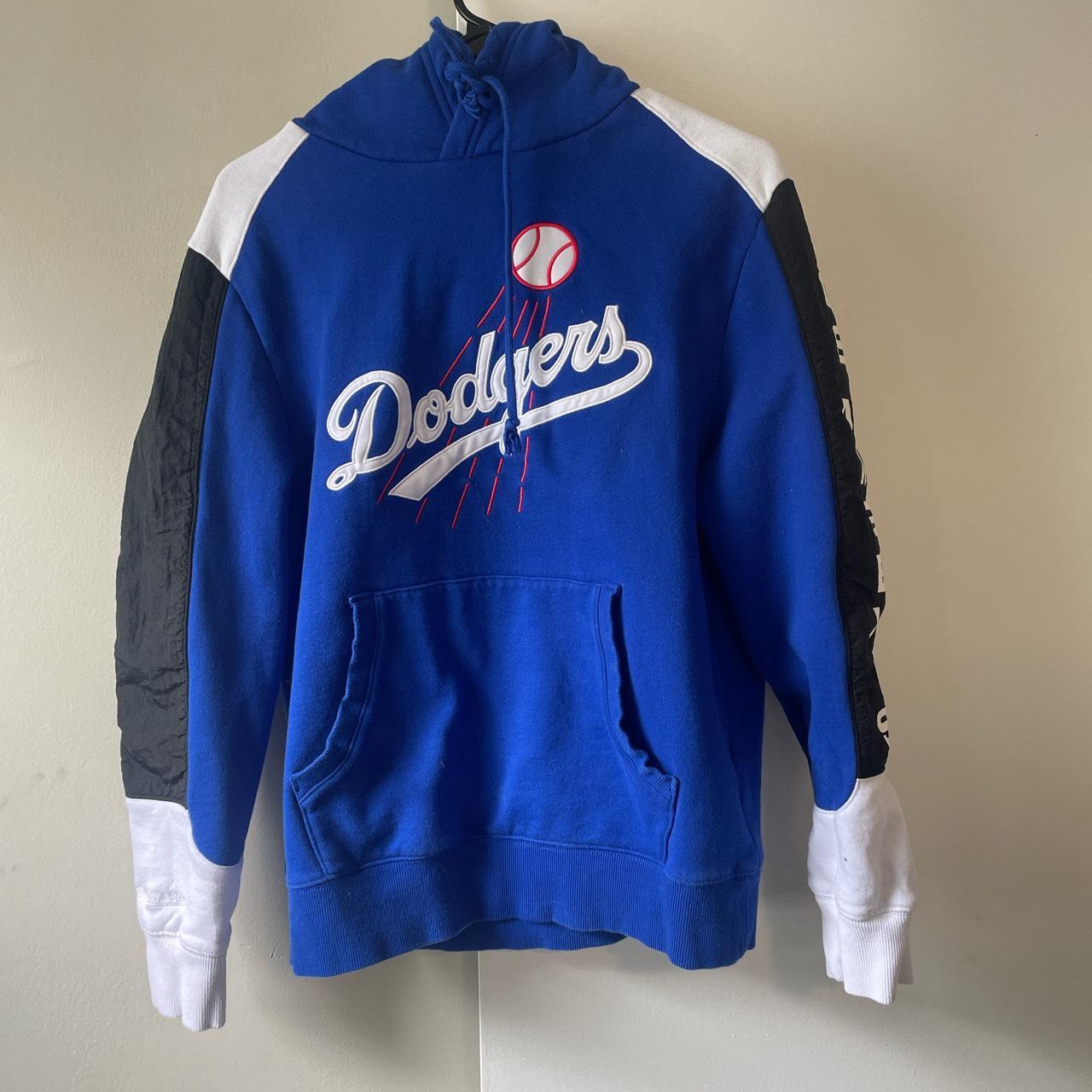 Mitchell Ness LA Dodgers Hoodie Worn a few times Depop