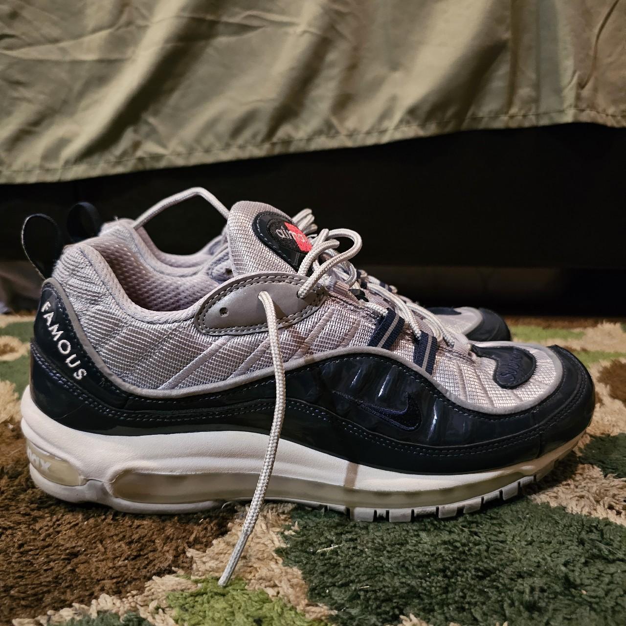 Nike Air Max 98 x Supreme Obsidian 2016 size 10