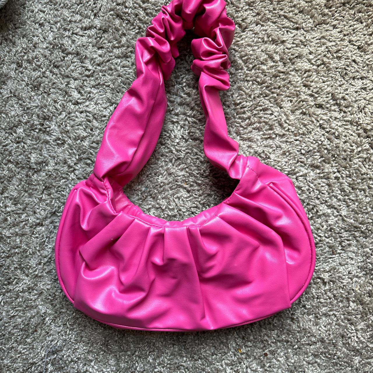 small pink barbie arm purse