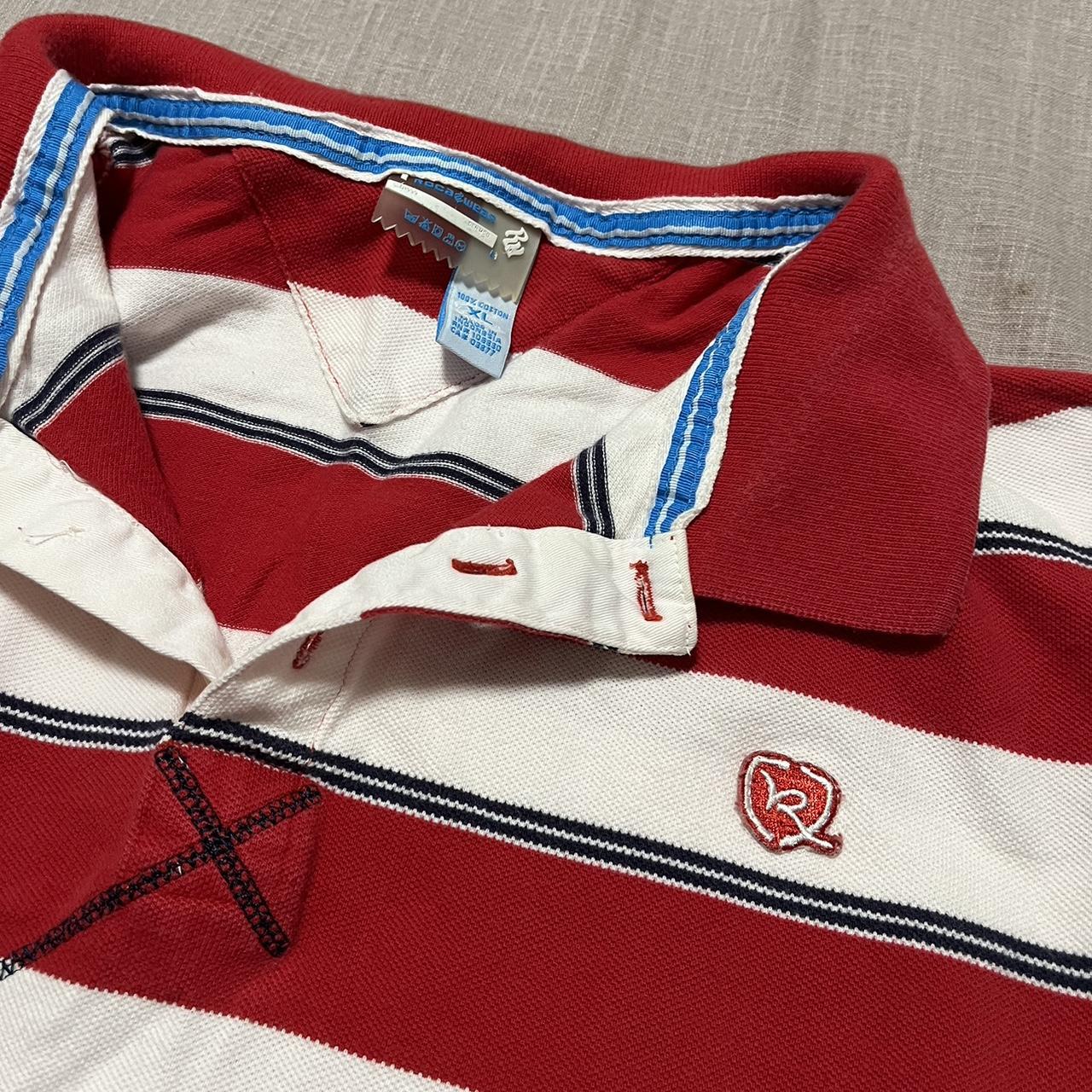 Vintage 90s 2000s Rocawear Polo classic red white | Depop