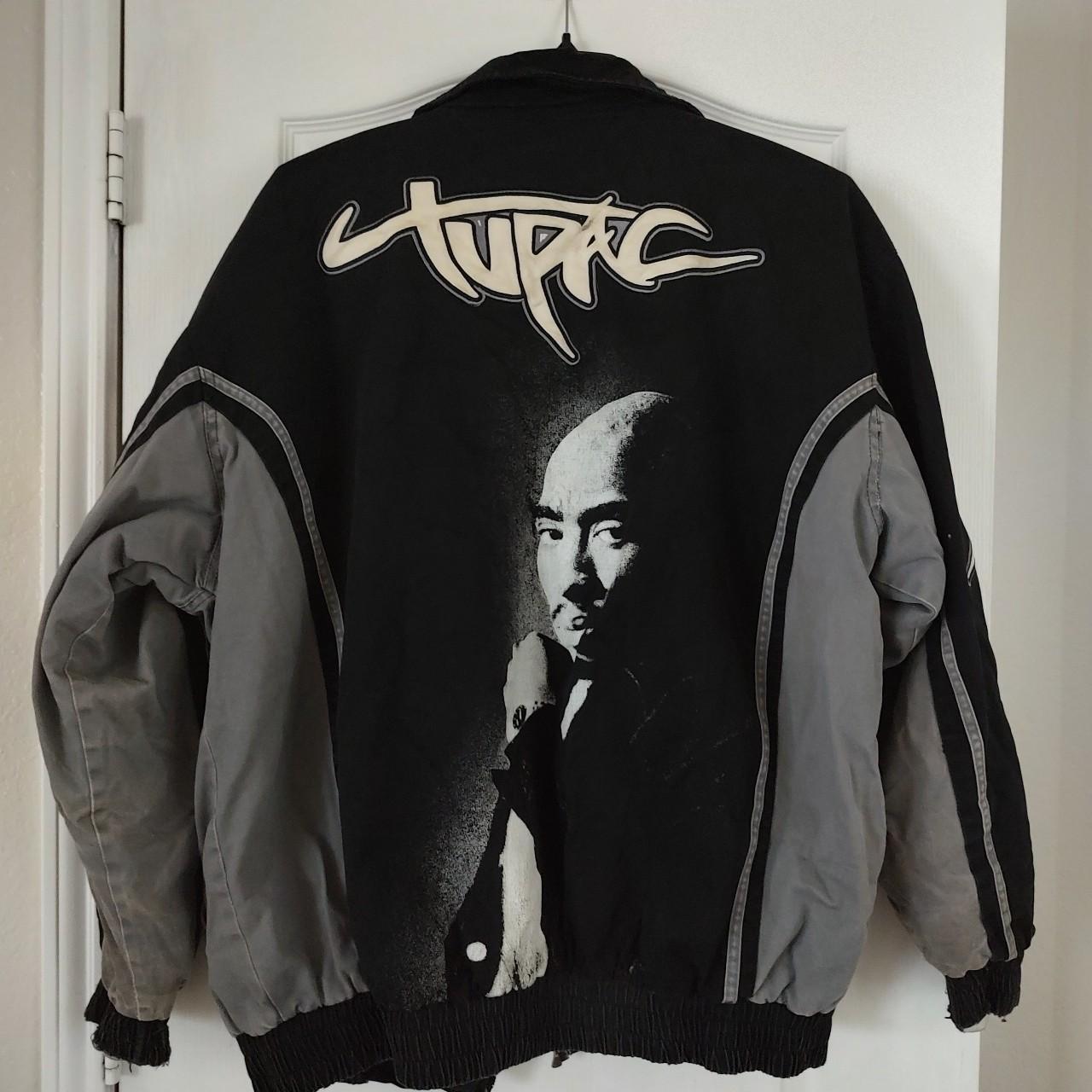 希少 Makaveli マキャベリ ファージャケット 2pac b-boy Vintage Rare Makaveli Branded Tupac Jacket Lined, | Depop