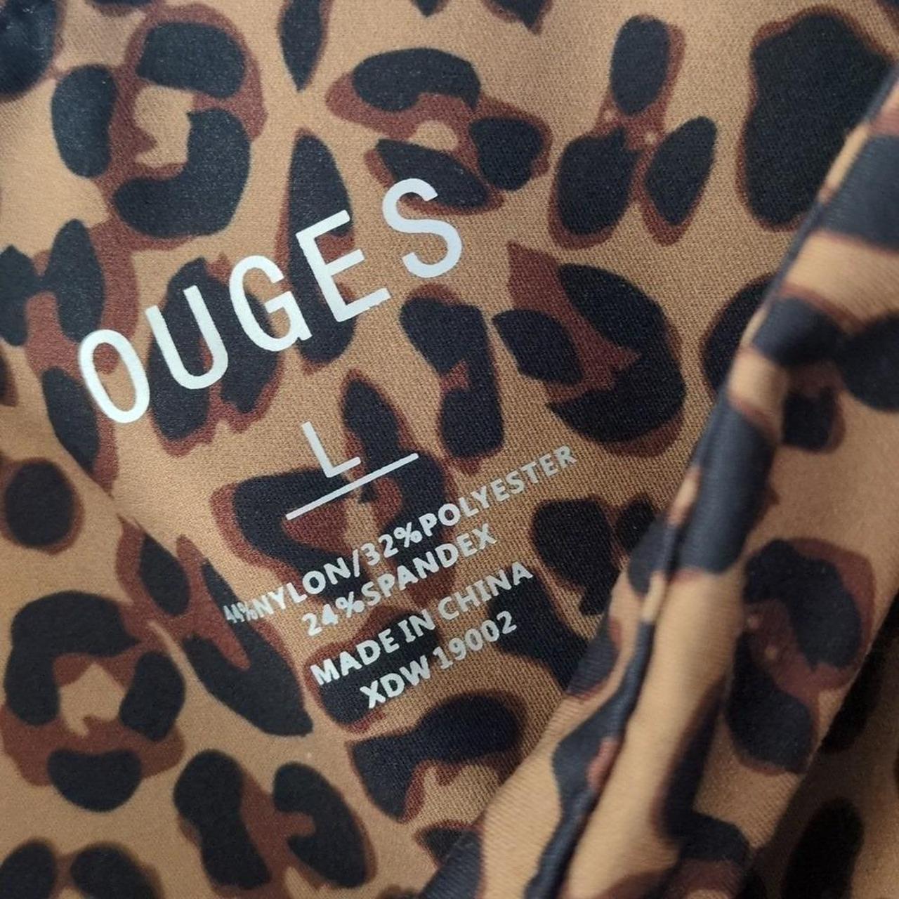 Women's Leggings - Brown/Black - L – OUGES Womens… - image 3